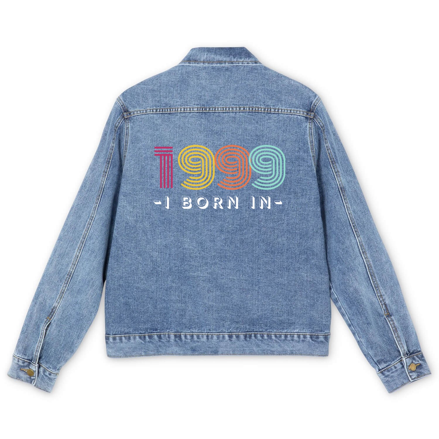 I Born In 1999 Men's Denim Jackets