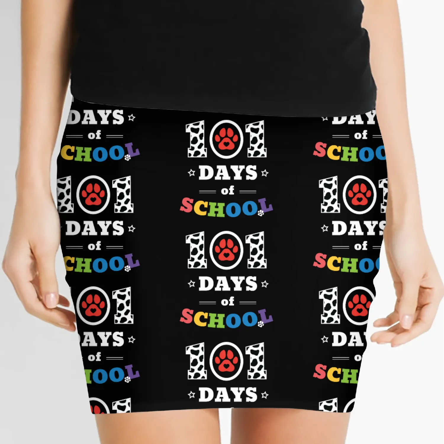 101 days of school Women's Mini Skirts