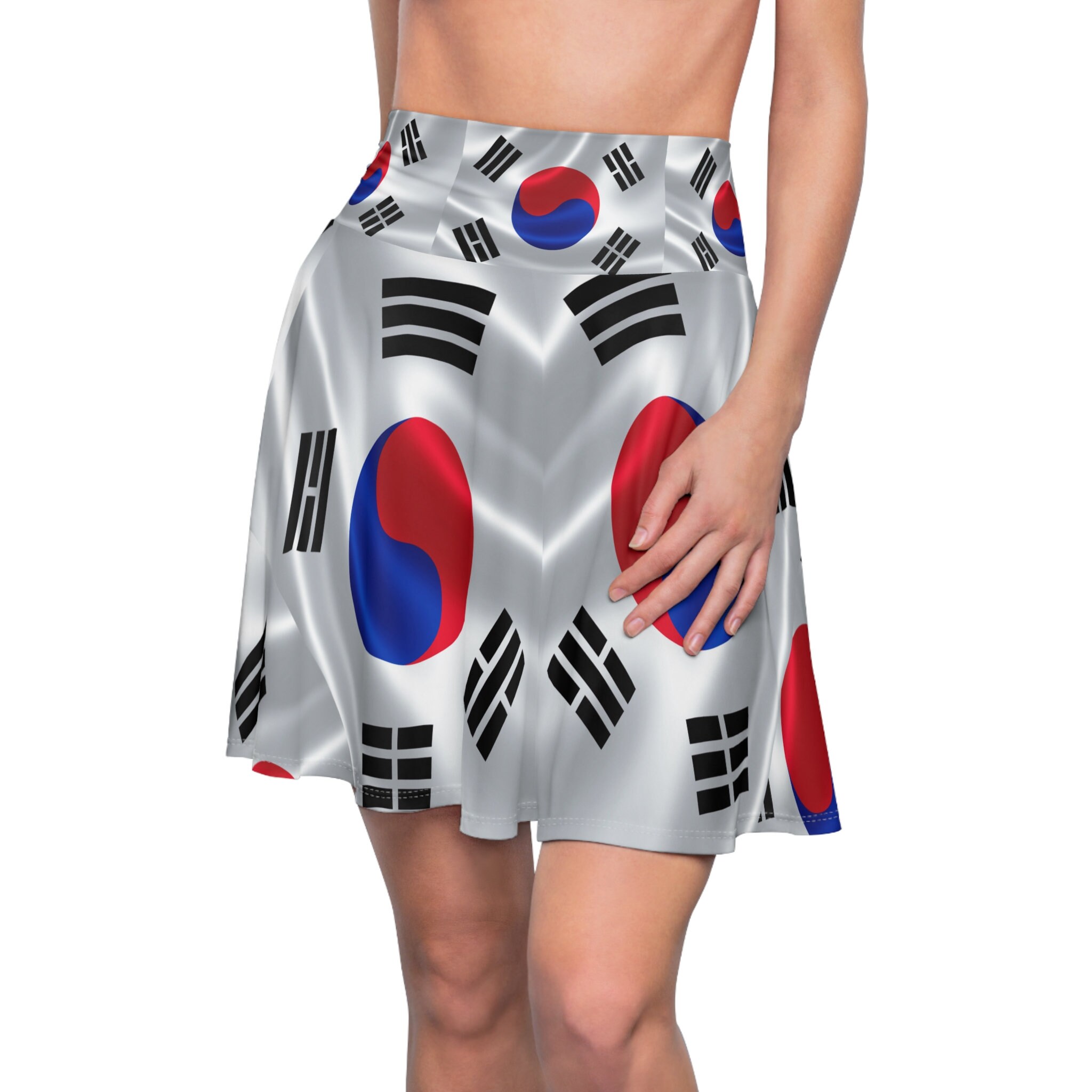 Korea Flag Women's Skater Skirt
