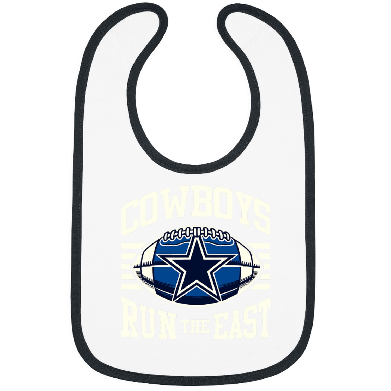 Cowboys Run The East Bibs