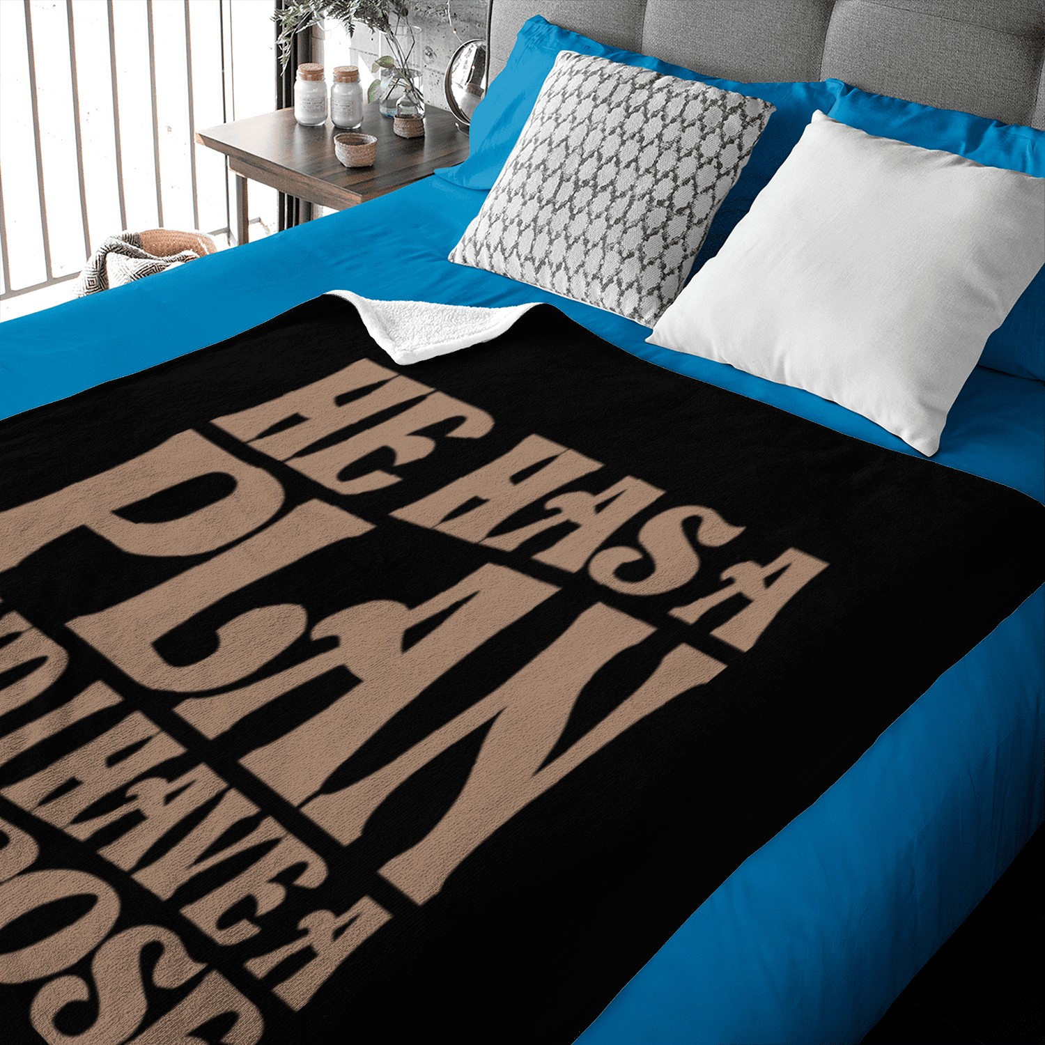 He Has a Plan and I Have a Purpose - Christian Baby Blankets