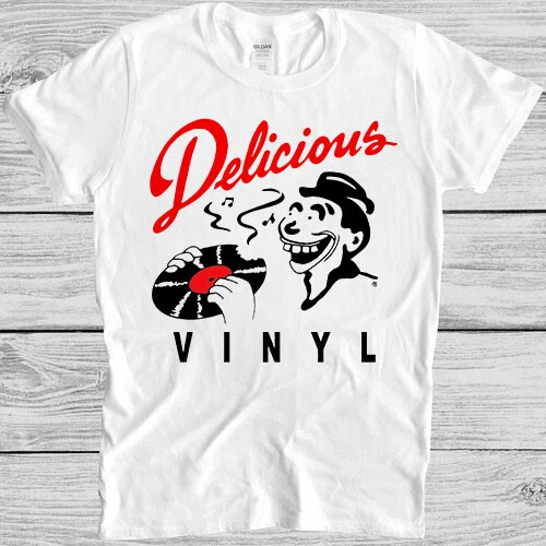 Delicious Vinyl T-Shirt Music Record Label Rap Hip Hop Gift Tee