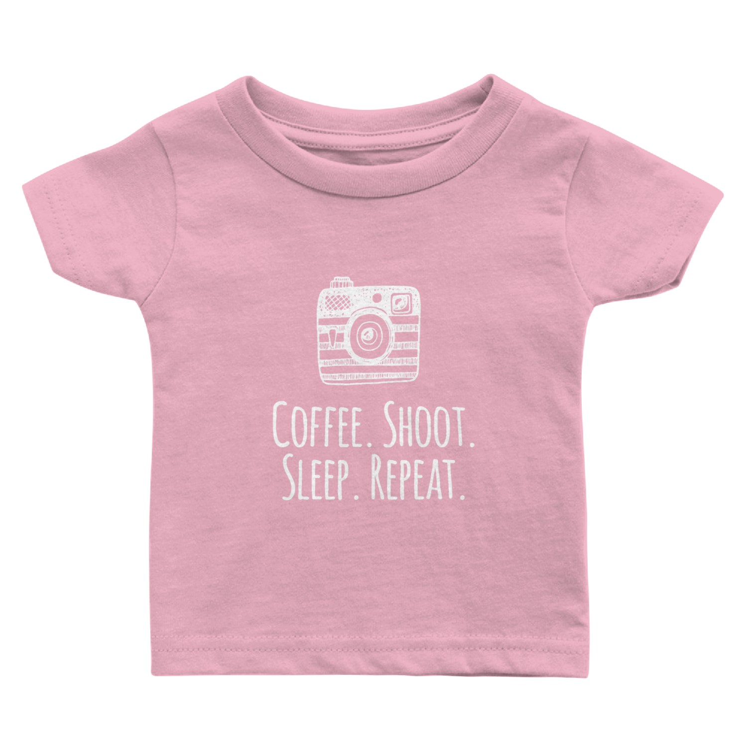 Photographer Gift Coffee Shoot Sleep Repeat T Shir Baby T Shirts