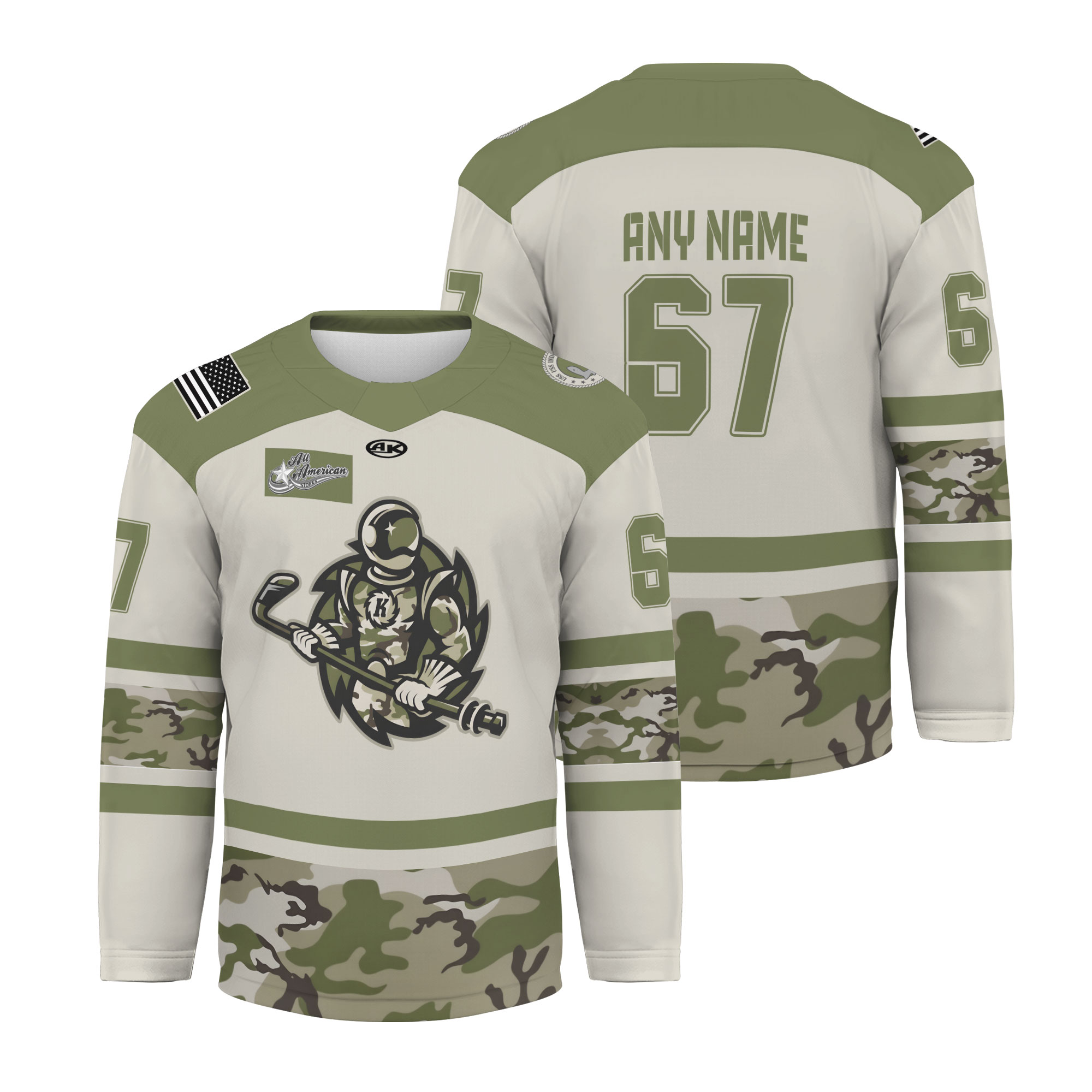 Fort Wayne Komets 2025/26 Military Appreciation Night Hockey Jersey