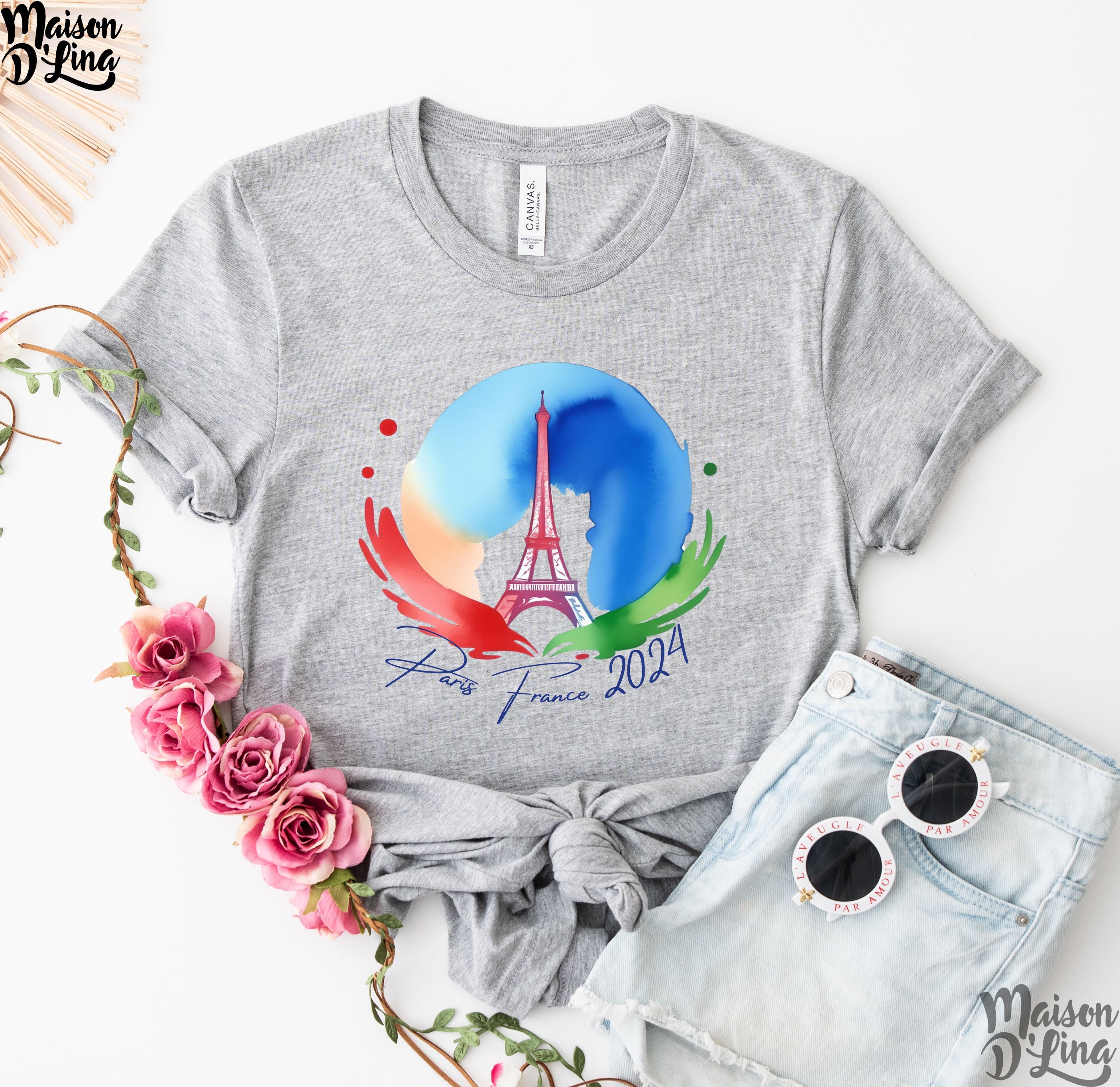 2024 Paris France Shirt, Olympic Games Tshirt, 2024 Paris Olympic Shirt, Eiffel Tower Shirt