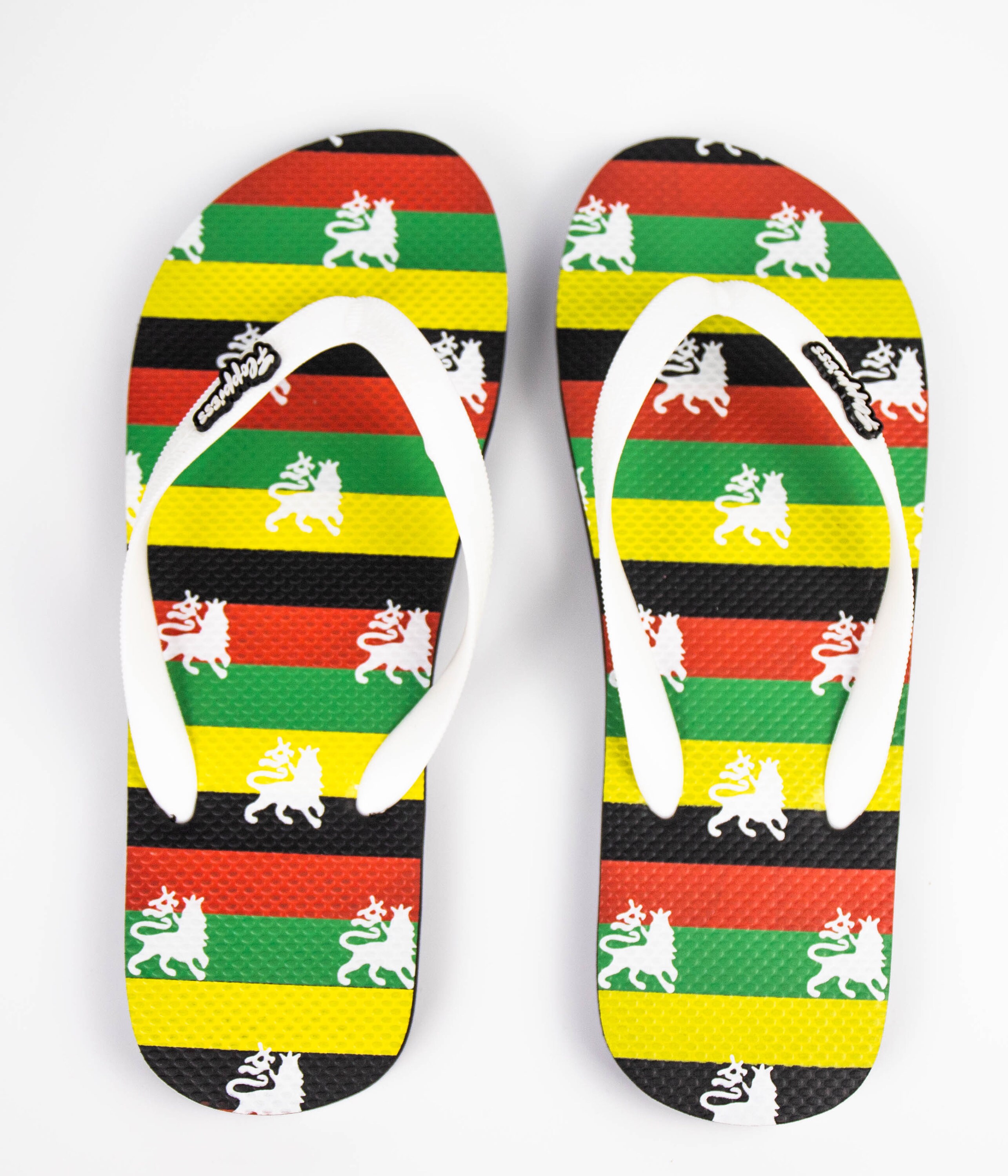 Reggae Black, Red and Green Flip flop (Indoor and street style)