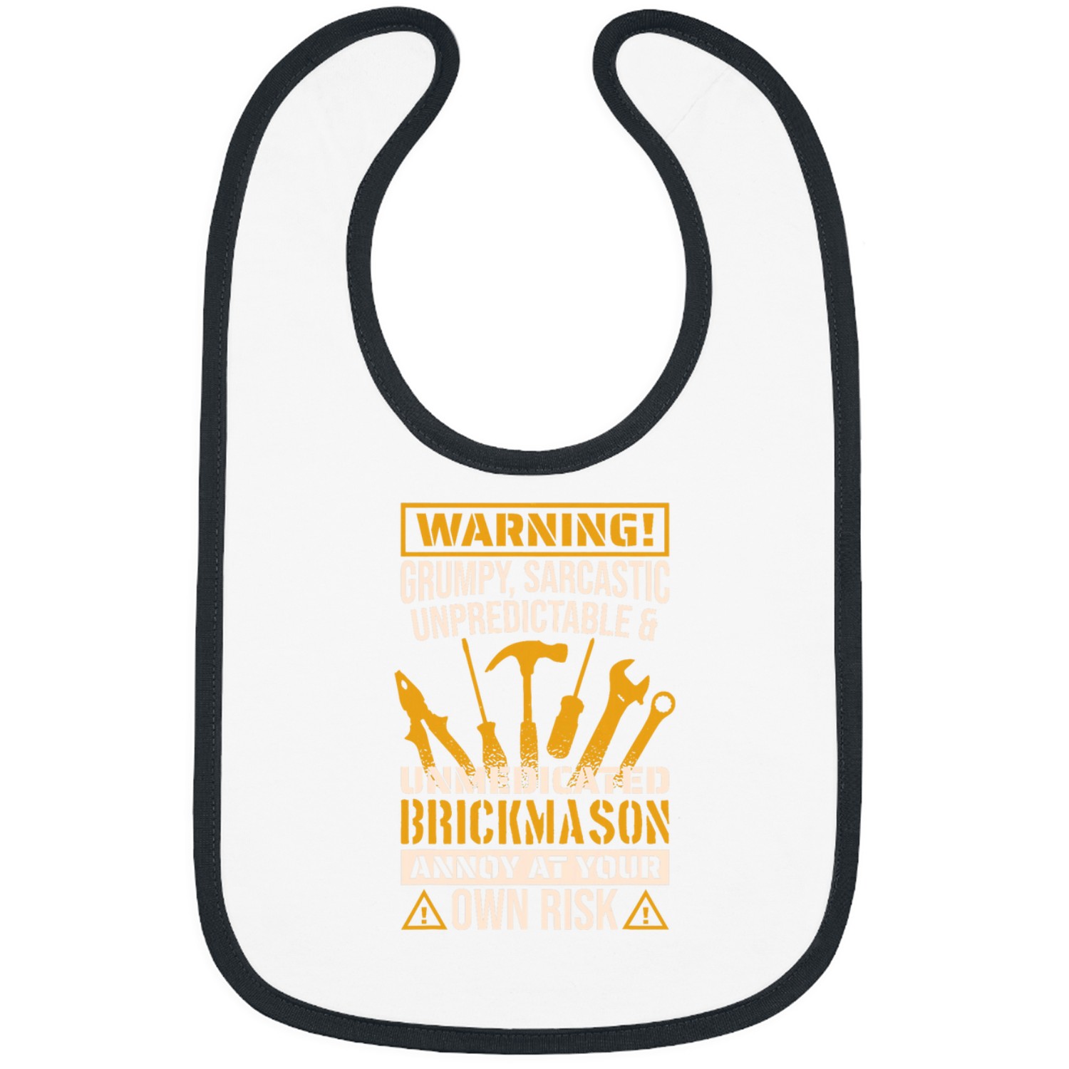 Annoy At Own Risk Brickmason Bricklayer and Brickmasonry Bibs