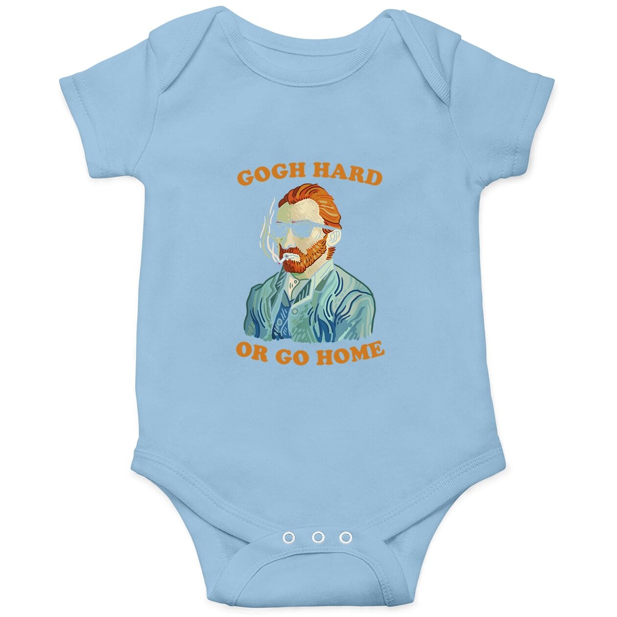 Gogh Hard Or Go Home Baby Bodysuit