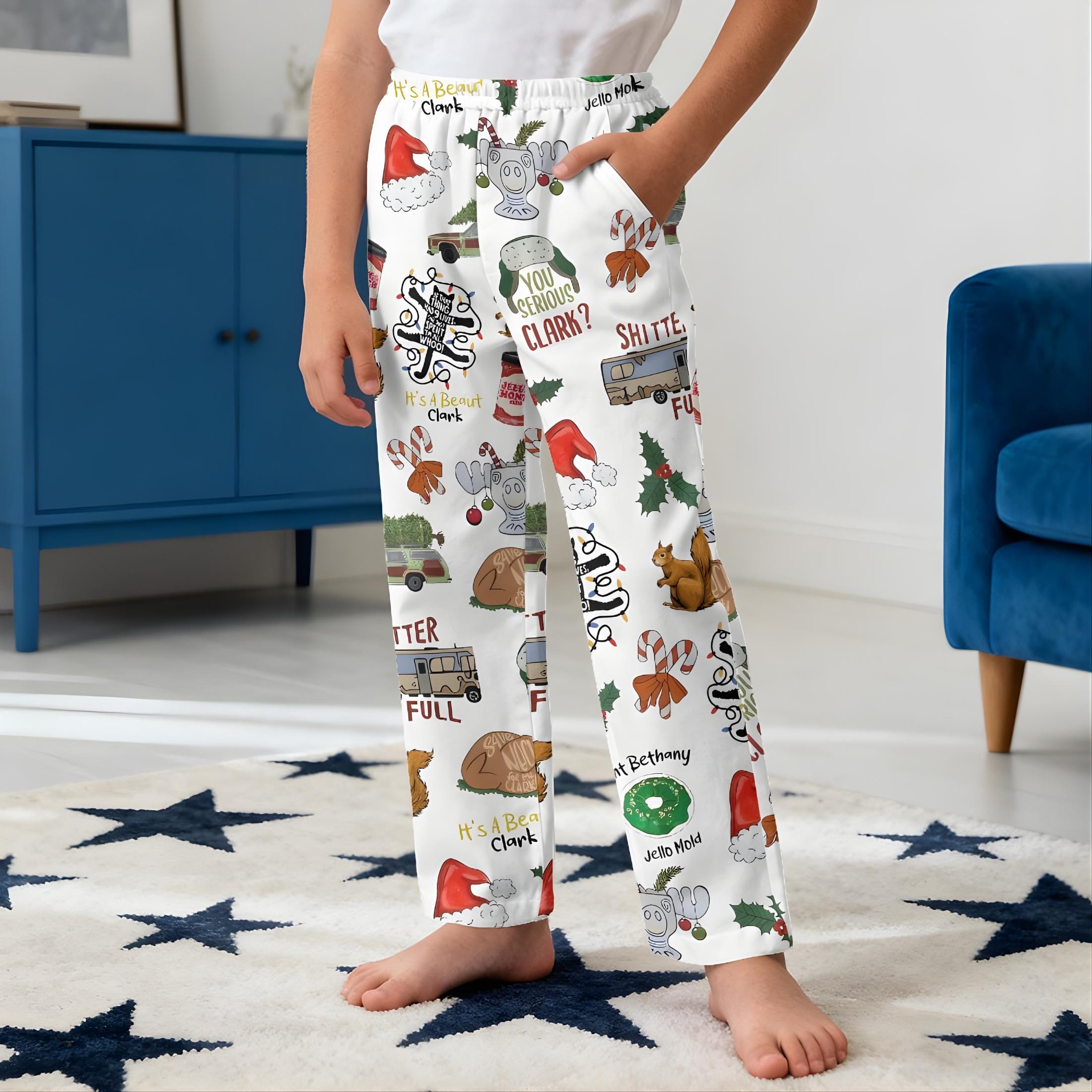 Griswold Christmas Vacation Allover Print Pajama Pants for Women
