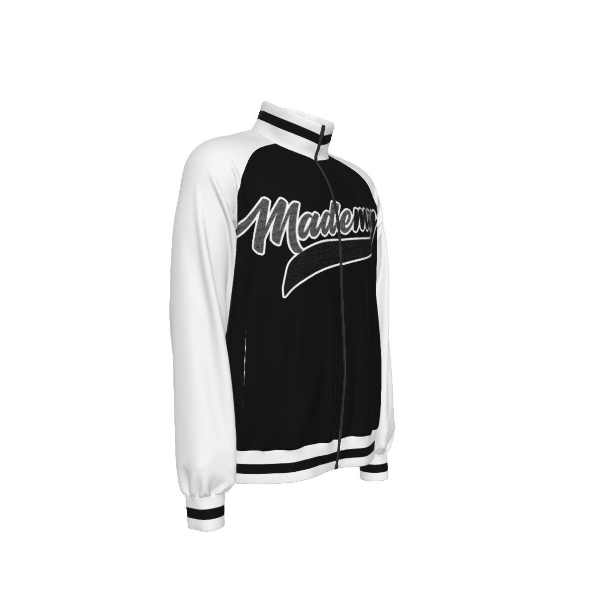 MADEMAN Men's Raglan-Sleeve Stand Collar Jacket