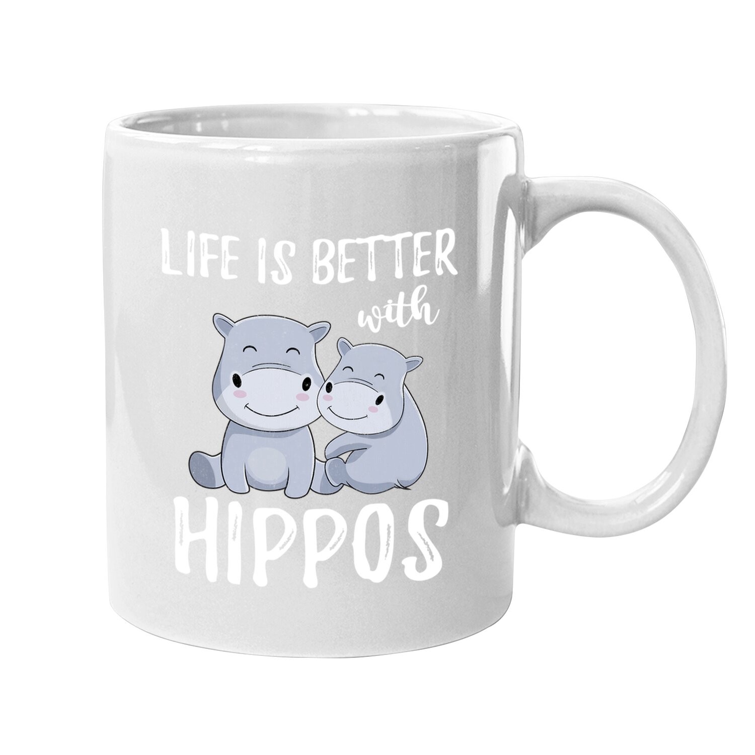 Hippopotamus Animal Lover Gift Idea Baby Hippo Coffee Mug
