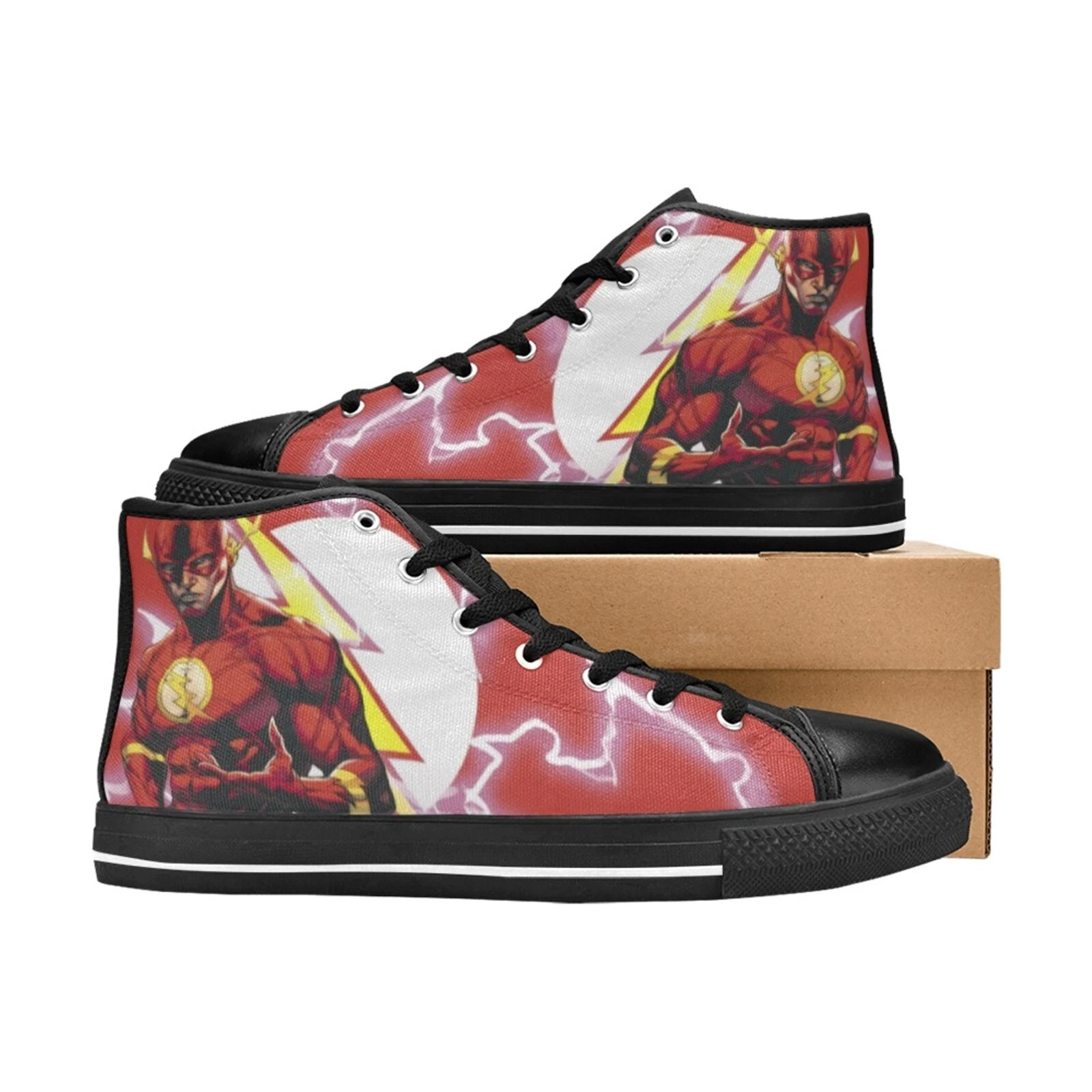 The Flash High Top Shoes Sneakers, Birthday Gift for Him Her
