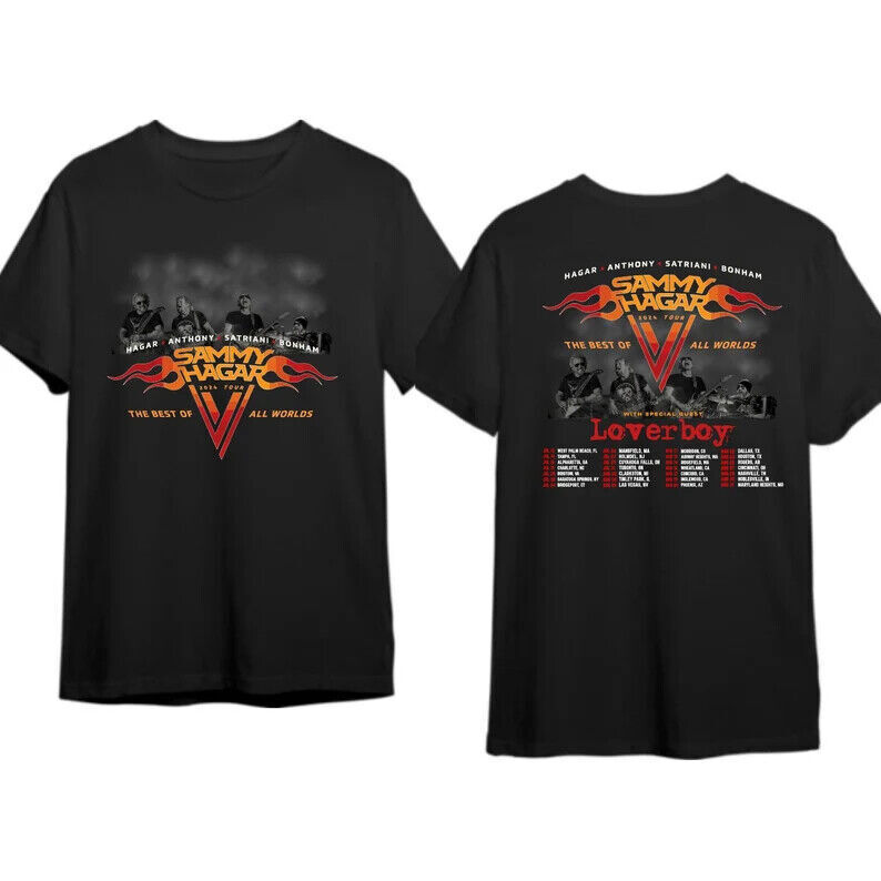 Sammy Hagar The Best of All Worlds 2024 Tour Shirt, Sammy Hagar 2024 Tour Shirt