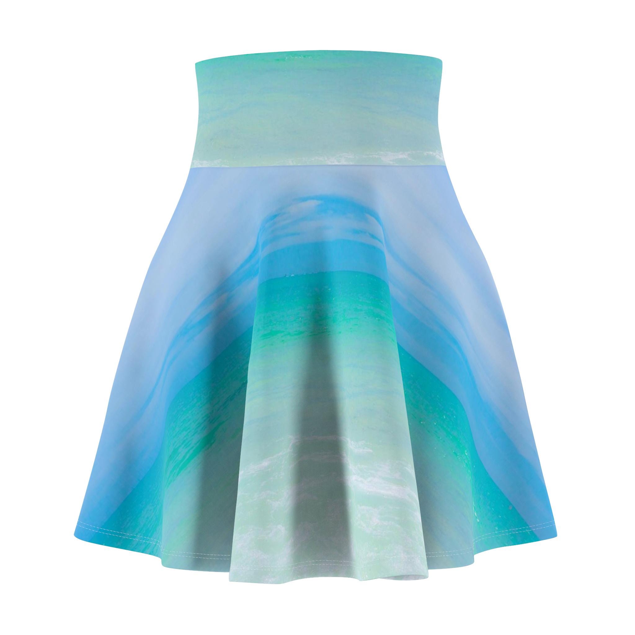 Blue Ocean Women's Skater Skirt (AOP) Pickleball Skirt Tennis Skirt