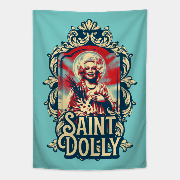 Saint Dolly Parton 1964 pop art - Dolly Parton - Tapestry