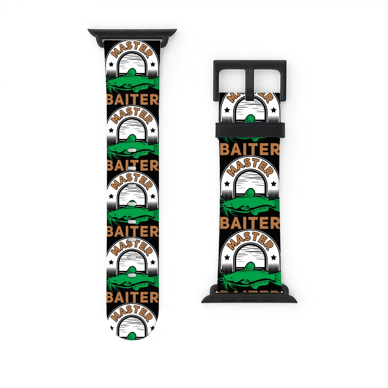 Master Baiter - Wels Catfish Hunter Watch Bands For Apple Watch