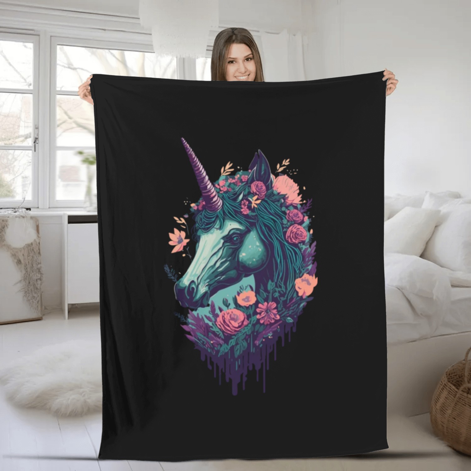 Unicorn Fleece Blankets