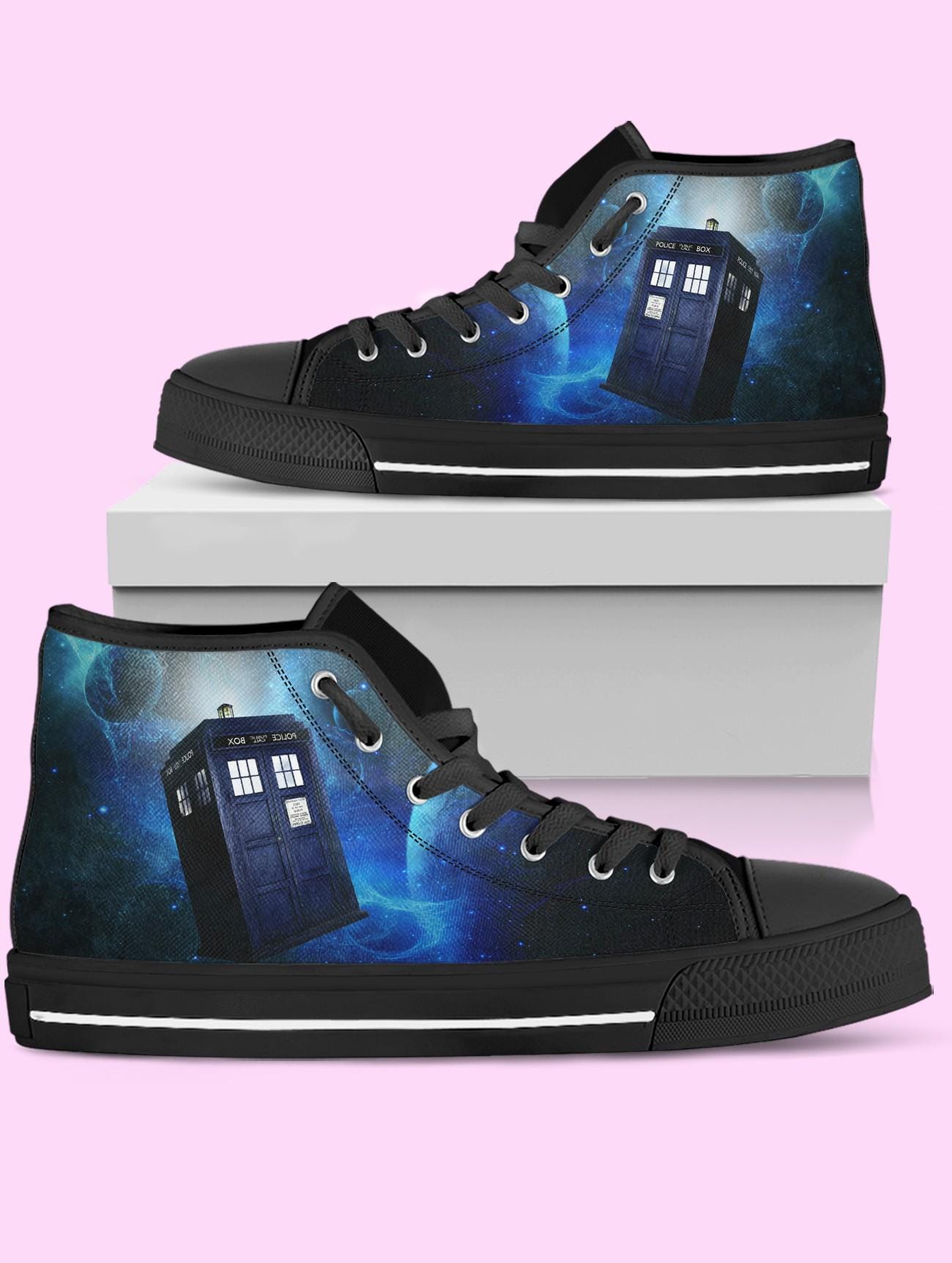 Doctor Who High-Top Shoes: Inspired Sneakers for Women, Men