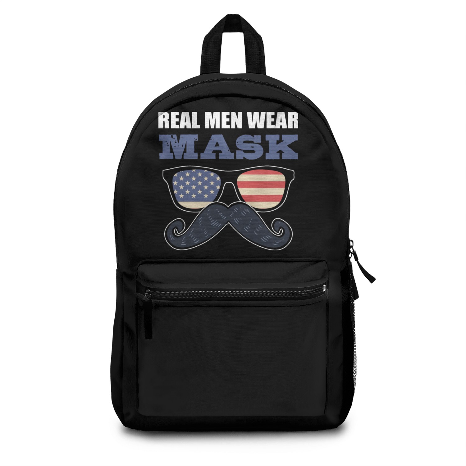 Men Wear Masks Bearded Man Gift Backpacks