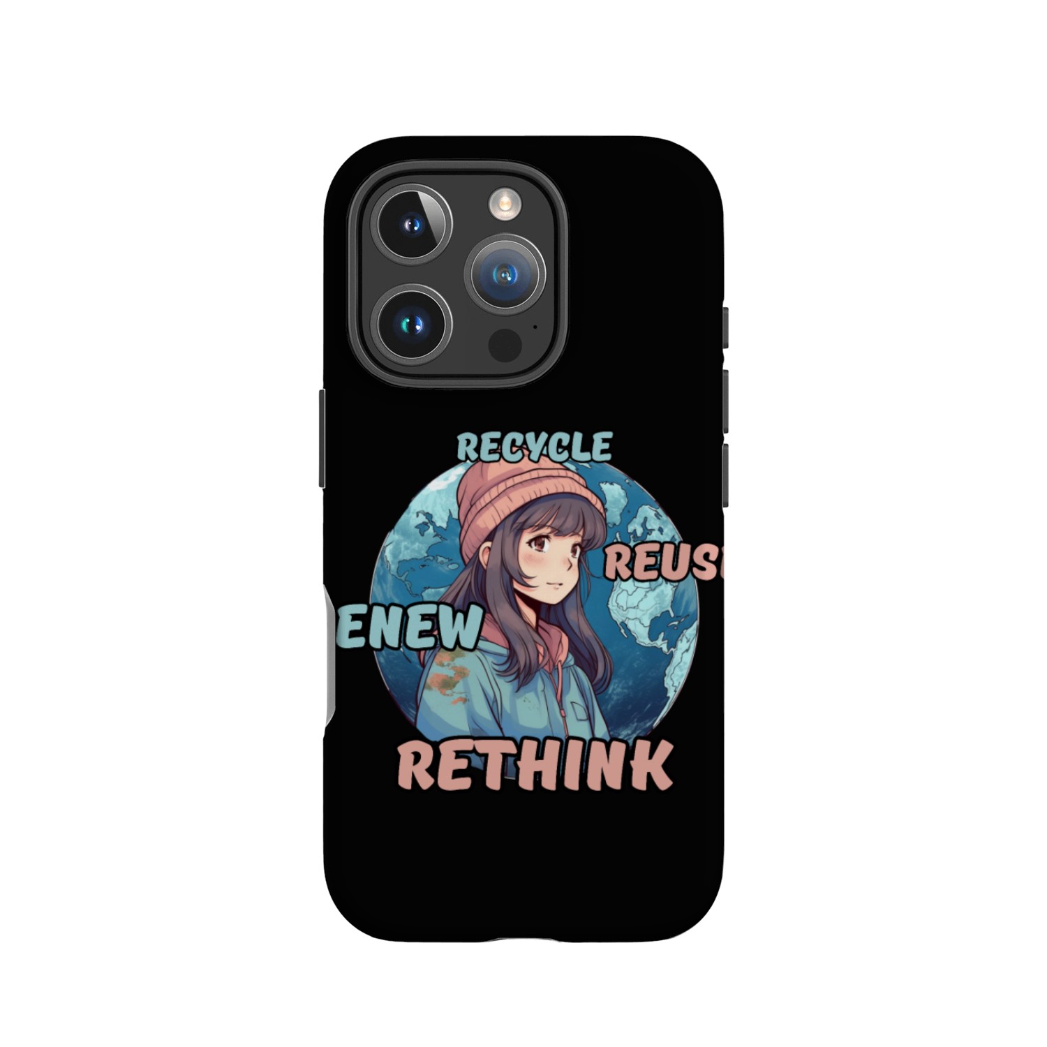 Recycle Reuse Renew Rethink IPhone Cases