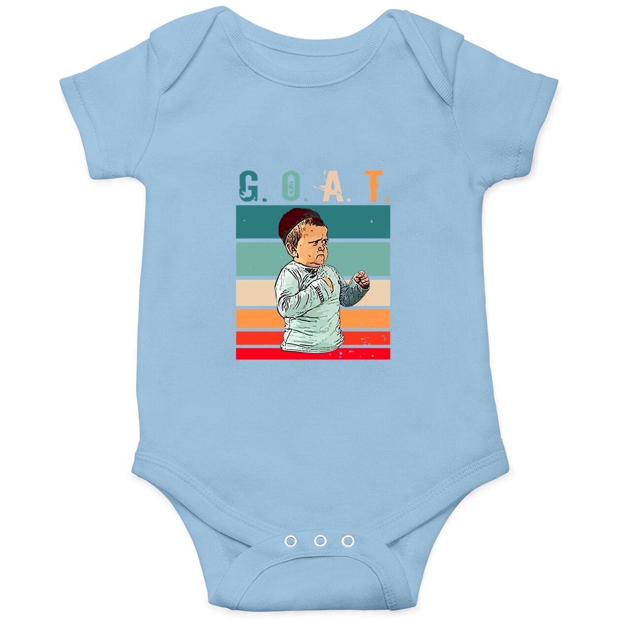 Hasbulla Fighting Meme Goat Baby Bodysuit
