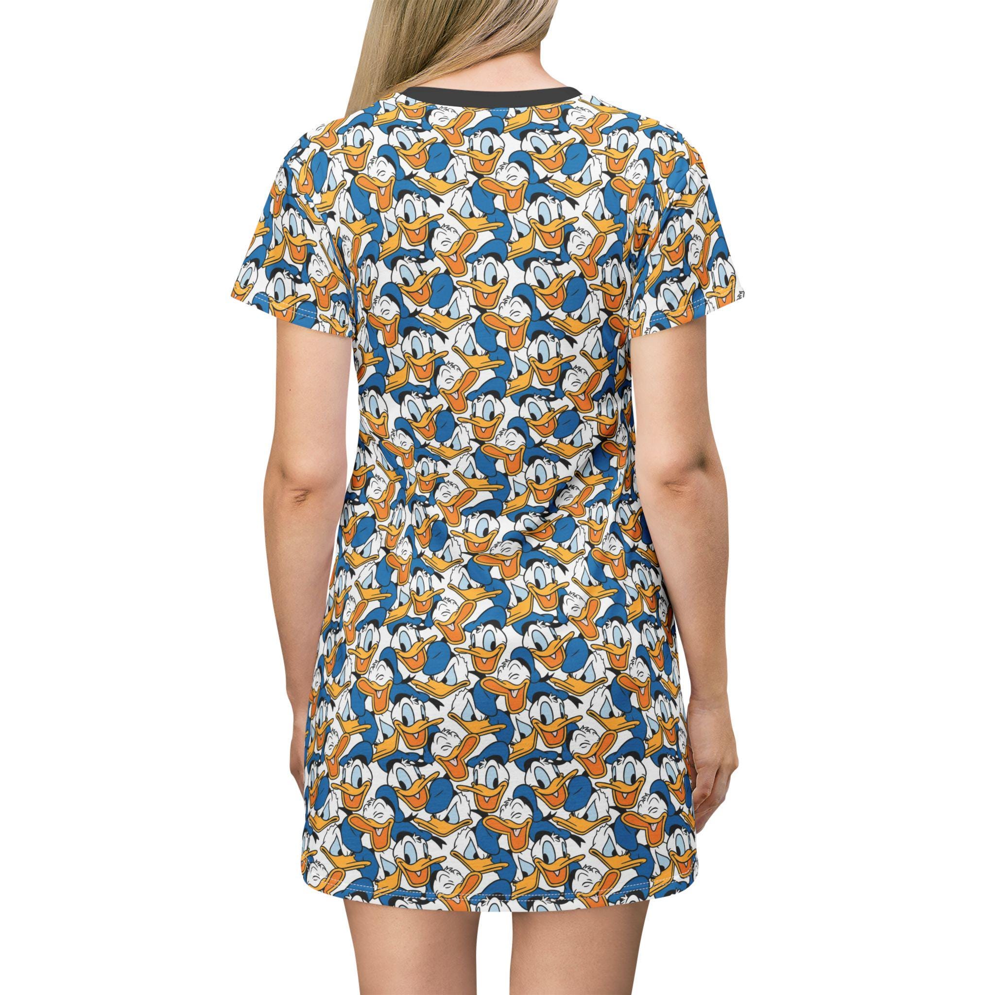 Many Faces of Donald Women's T-Shirt Dress