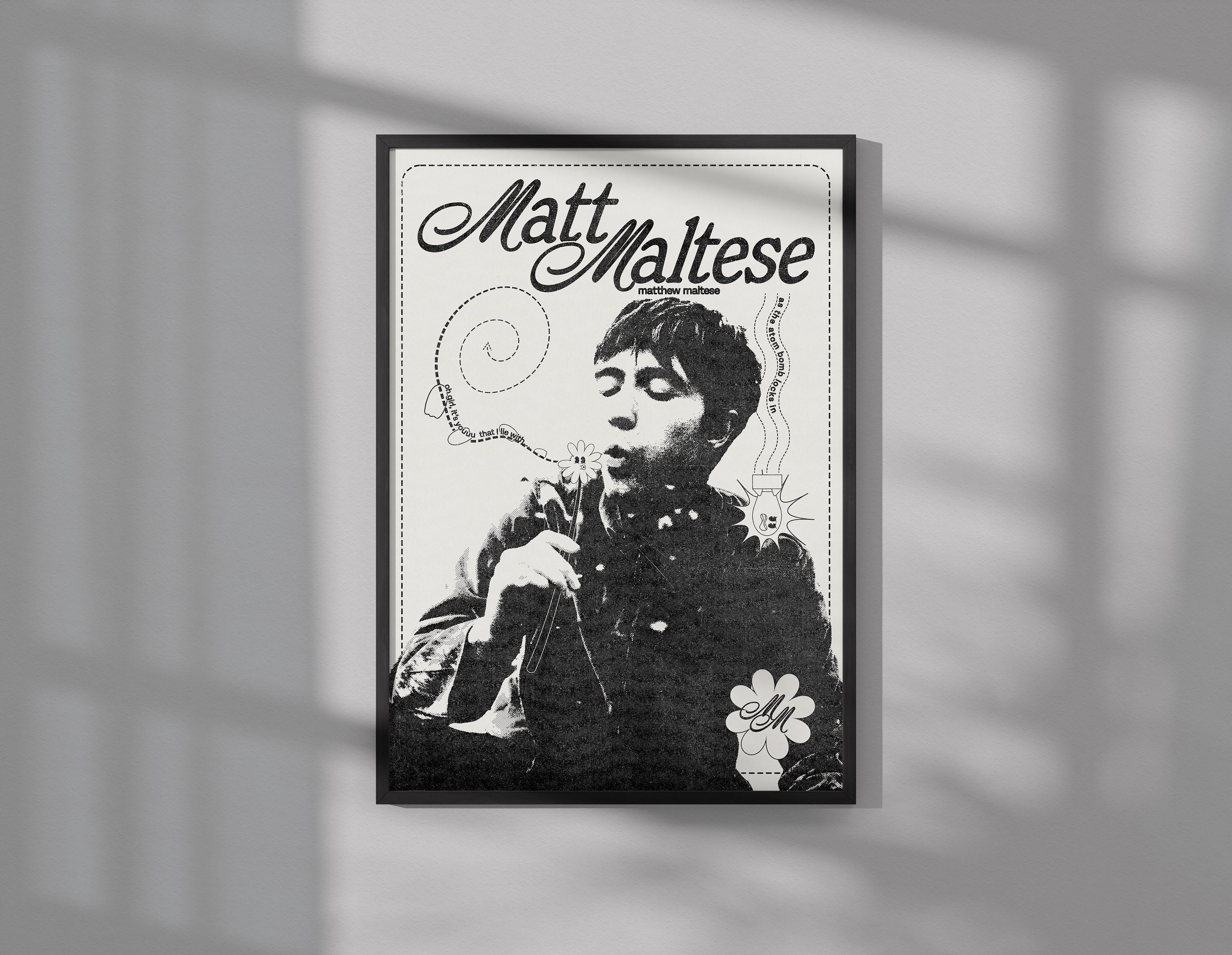 Matt Maltese Poster | Music Poster | Wall Art | Wall Decor
