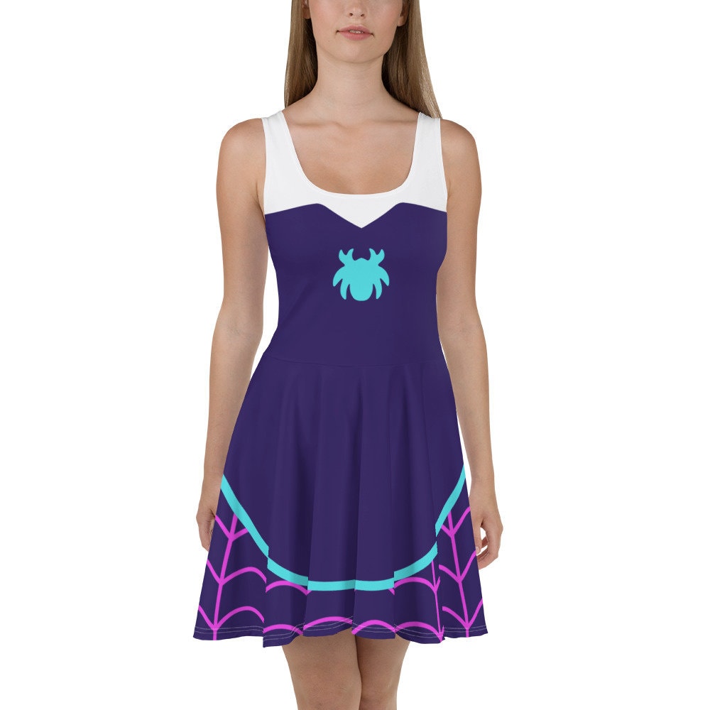 Spidery Ghost Skater Dress
