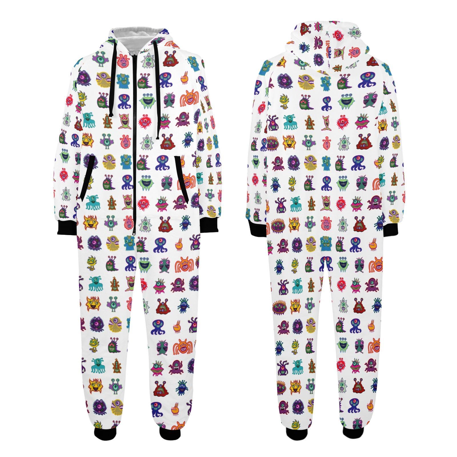 Cute Monsters Onesie for the family, Monsters Jumpsuit, Monsters onesie, Monsters rompers, Halloween onesie, Halloween jumpsuit