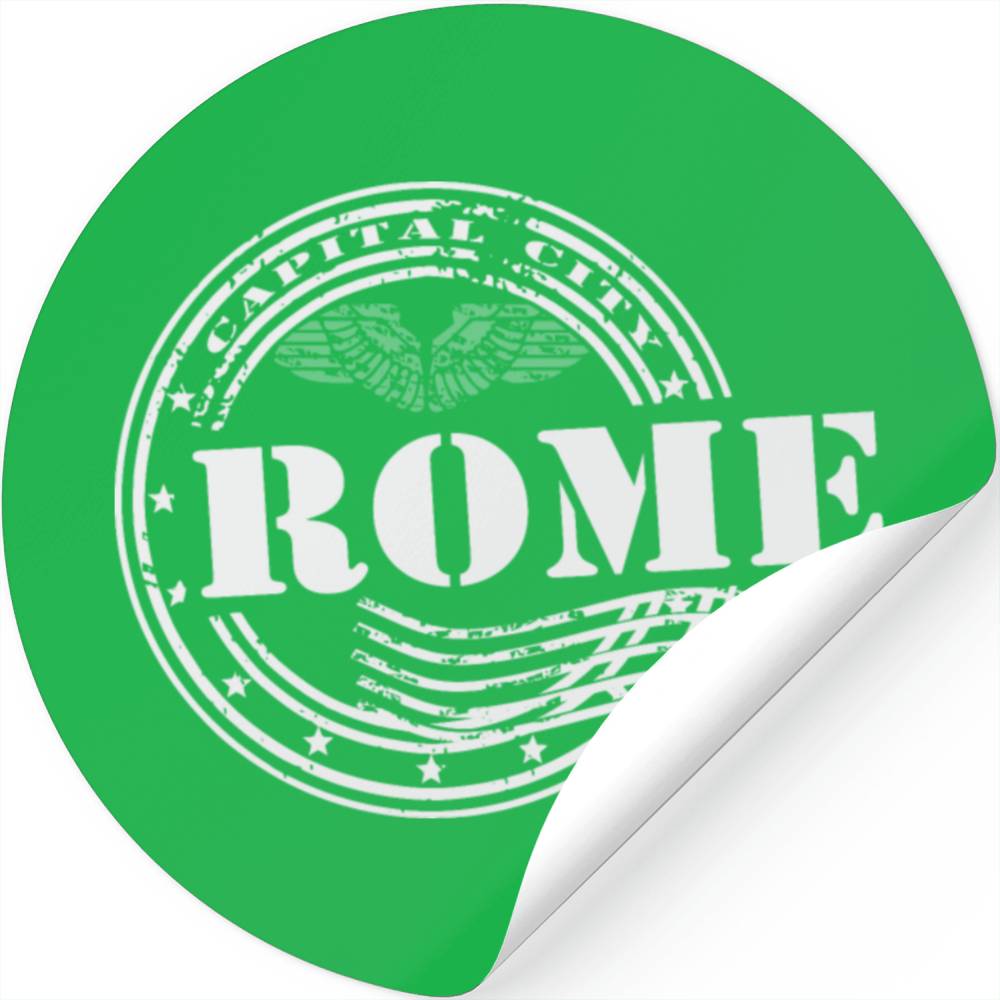 Stamp Rome Stickers