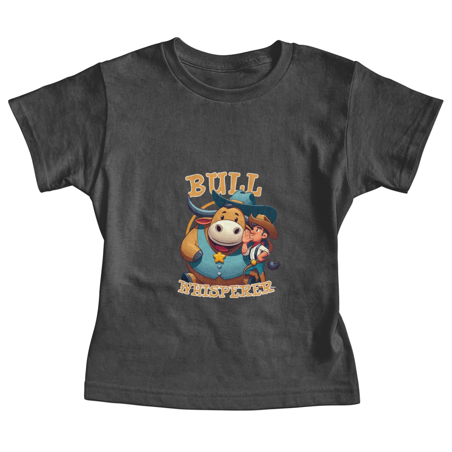 Rodeo Bull Riding Livestock Show Farmer Cattle Baby Tees