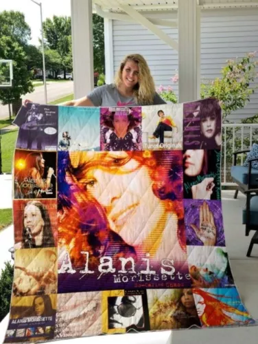 Alanis Morissette Albums Quilt Blanket, Gift for fan Music Lovers