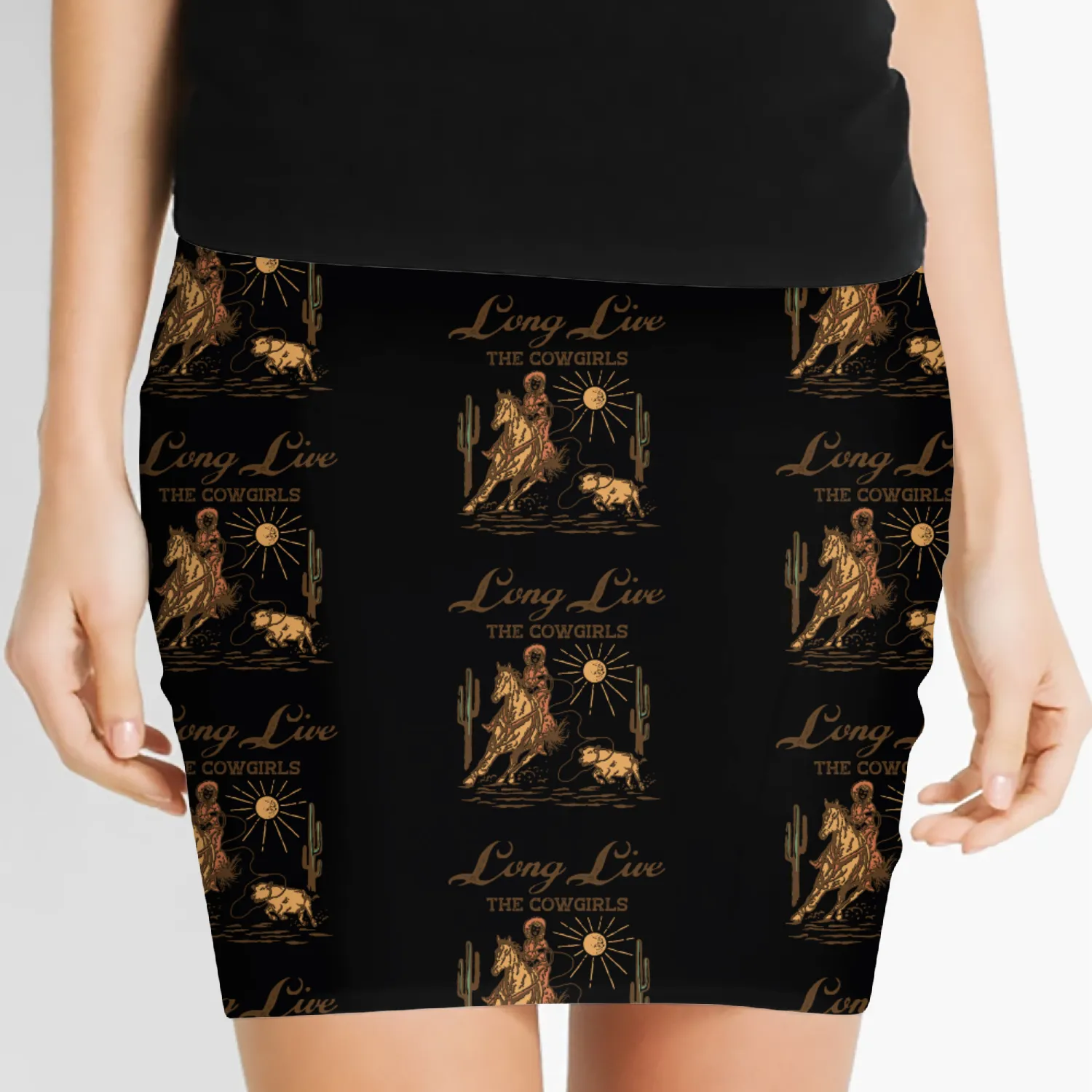Long Live the Cowgirls Sunset Ride Women's Mini Skirts