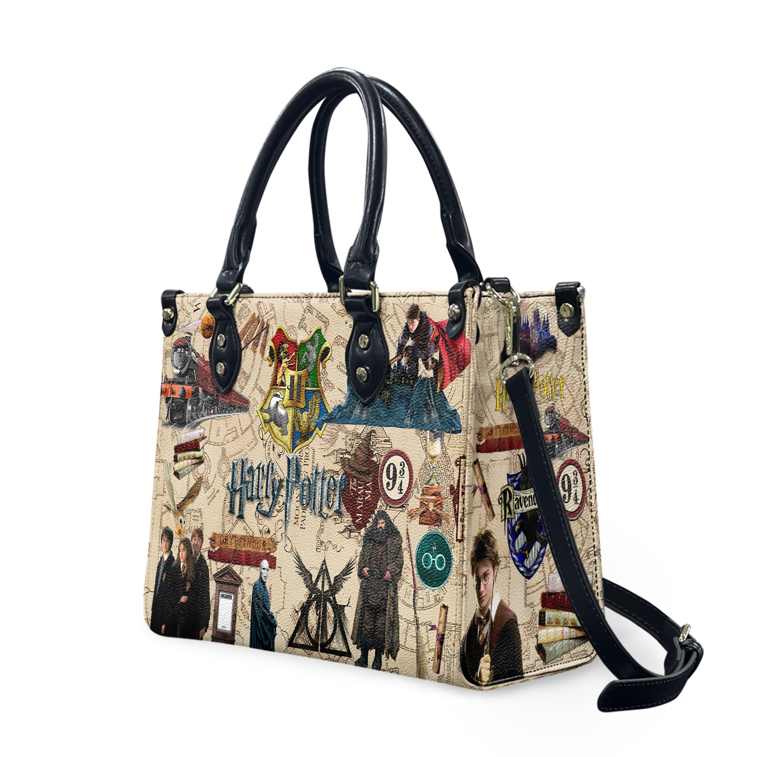 Personalized Harry Leather Handbag, Lovers Leather Bag Gift