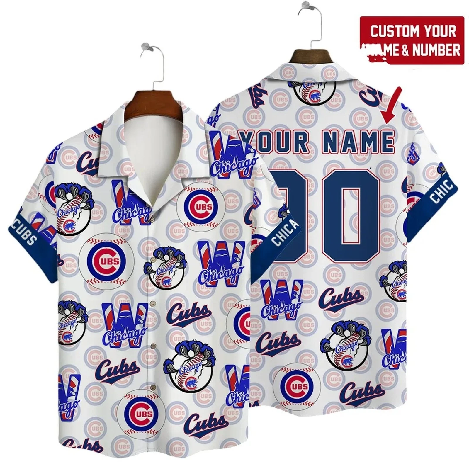 Chicago C.u.b.s Personalized Fan Spirit Hawaiian Shirt, Gift for Fan