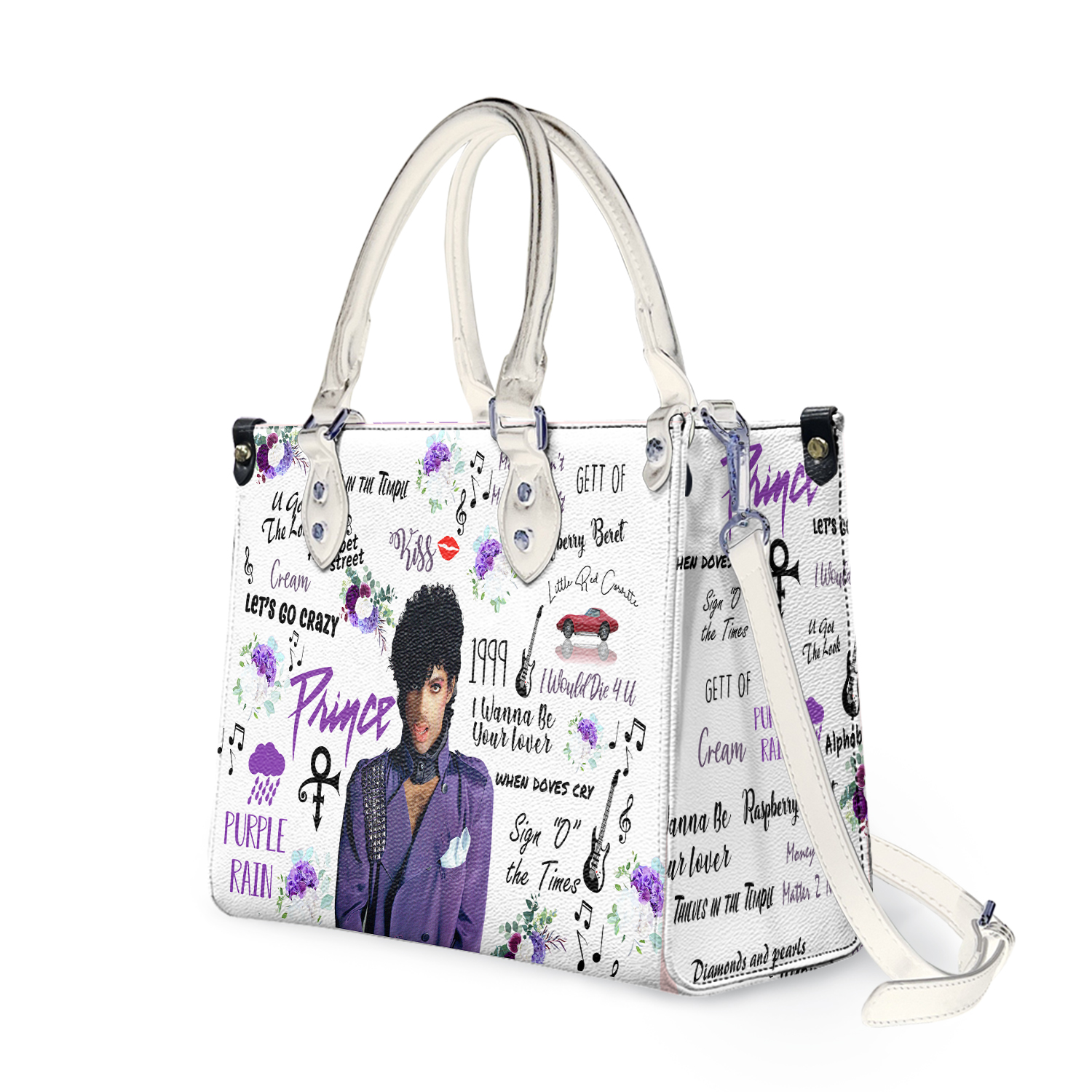 Prince Pur Rain Leather Bag, Prince Lover's Handbag