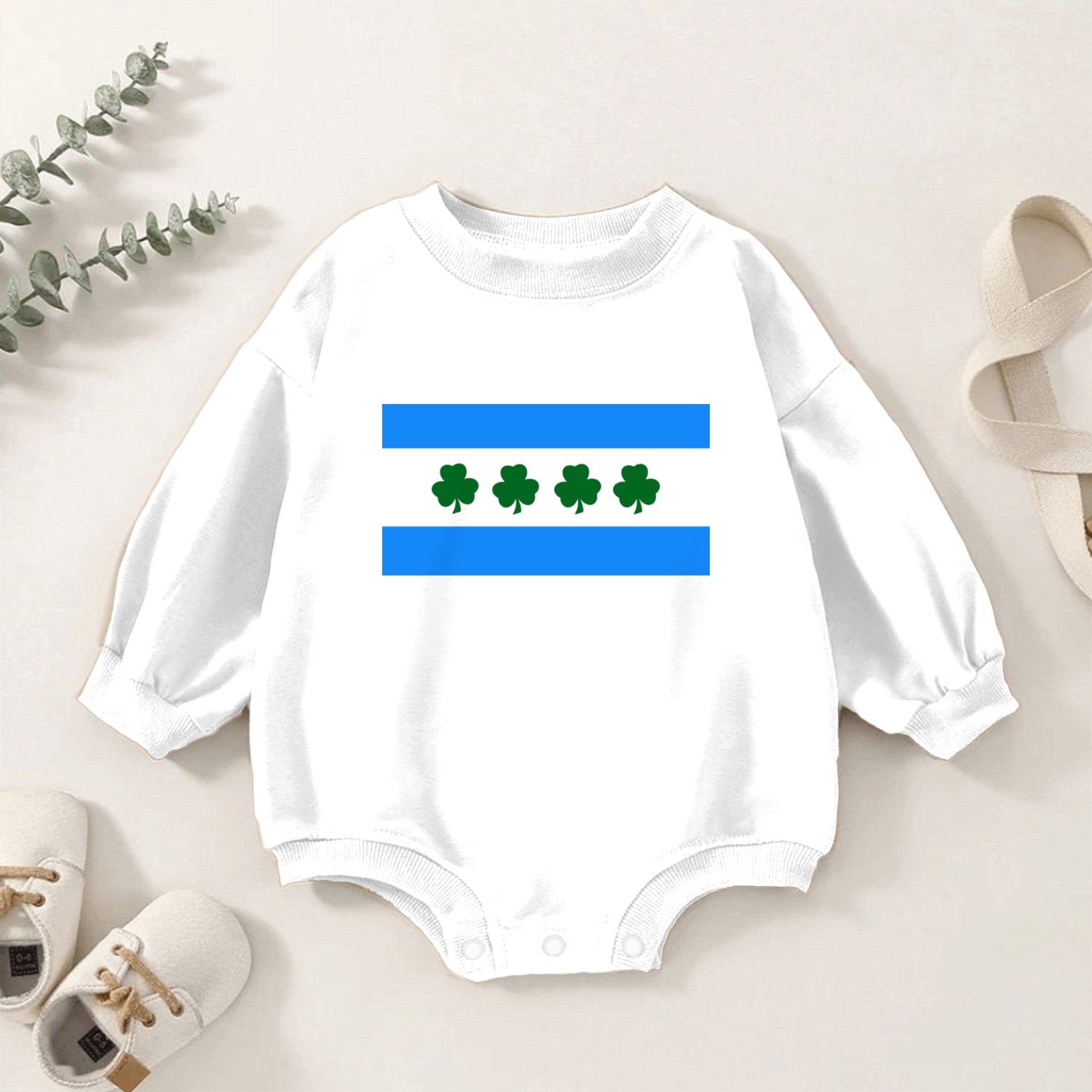 Chicago Irish Baby Romper Sweatshirts