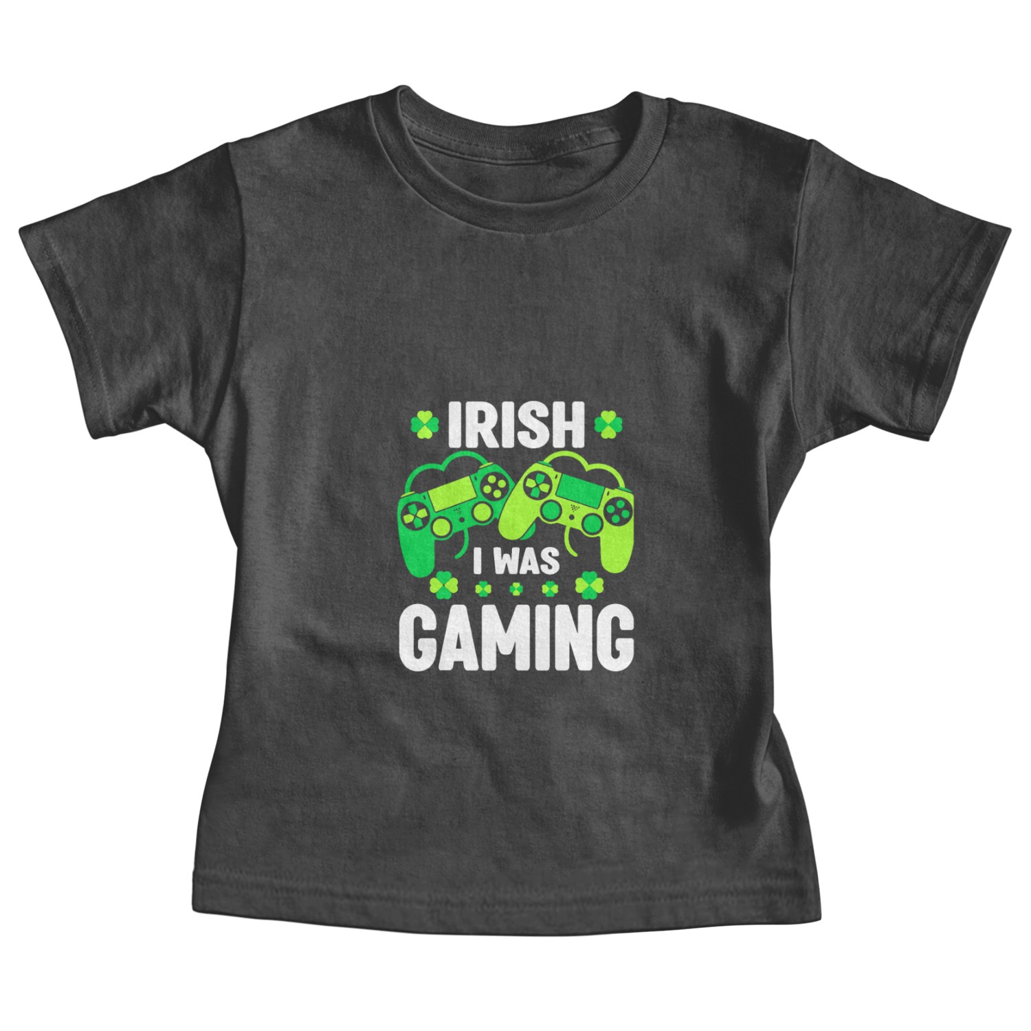 Irish I Was Gaming Video Game Irish Flag St Patric Baby Tees