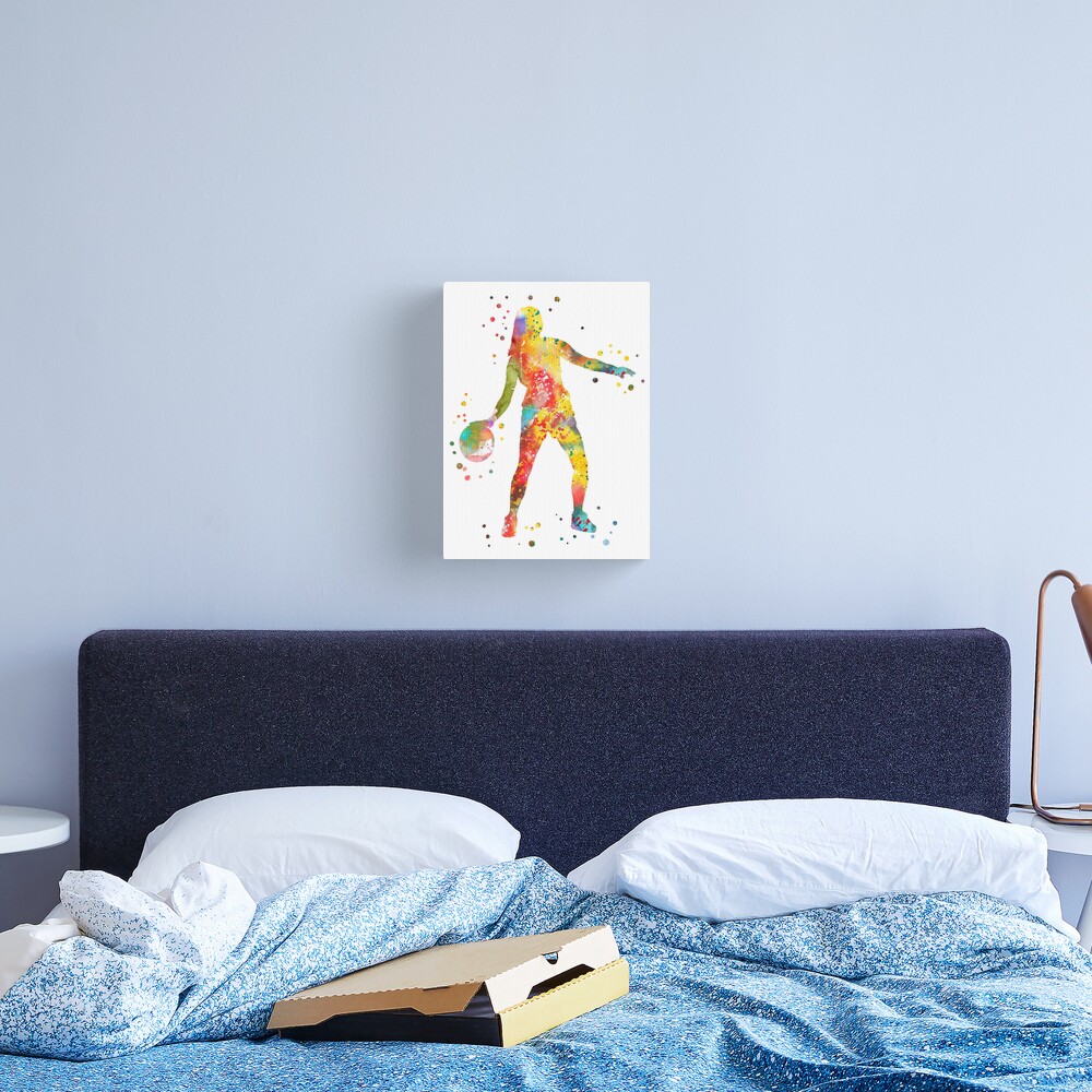 Basketball girl Canvas, sport canvas