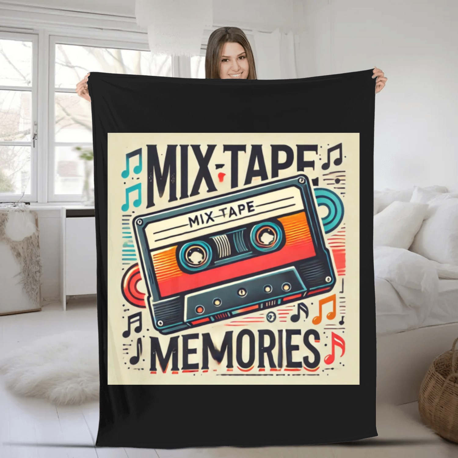Mix Tape Memories Fleece Blankets