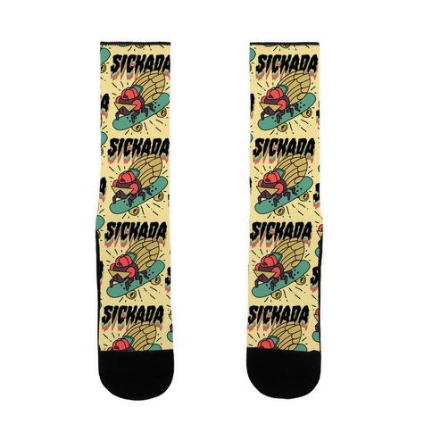 Cicada Unisex Socks Sickada