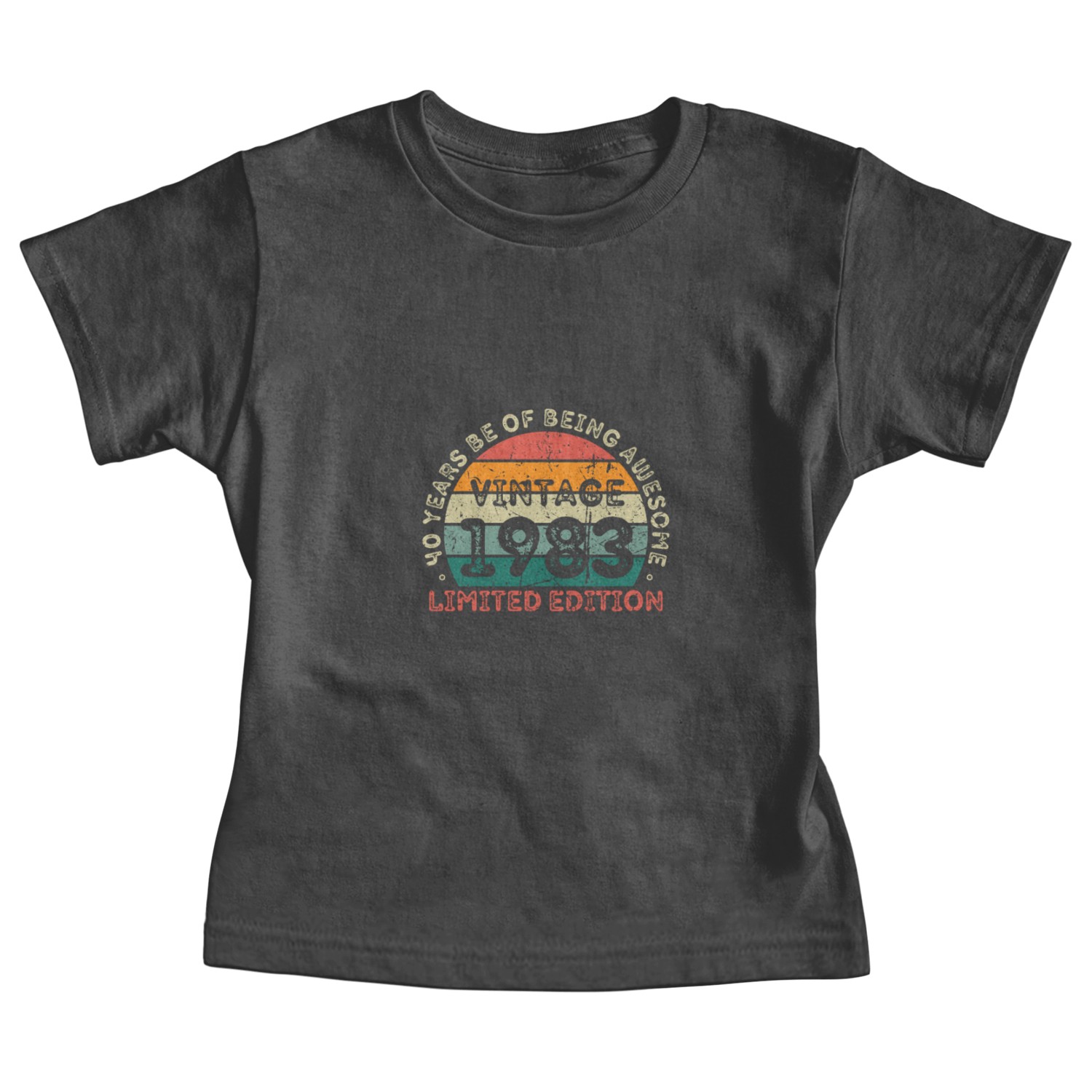 40 Years Vintage 1983 Retro 40th Birthday Baby Tees