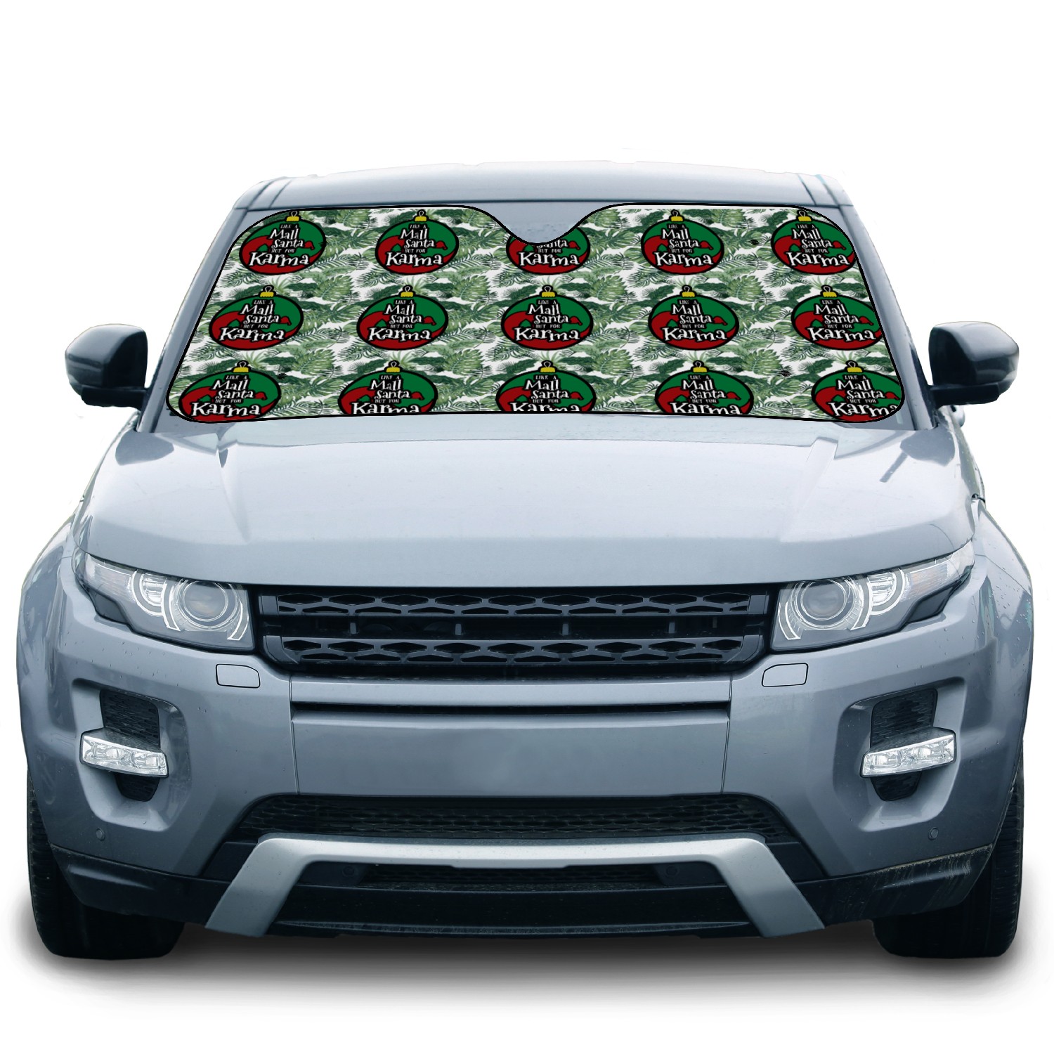 Like a Mall Santa, but for Karma Car Sun Shades