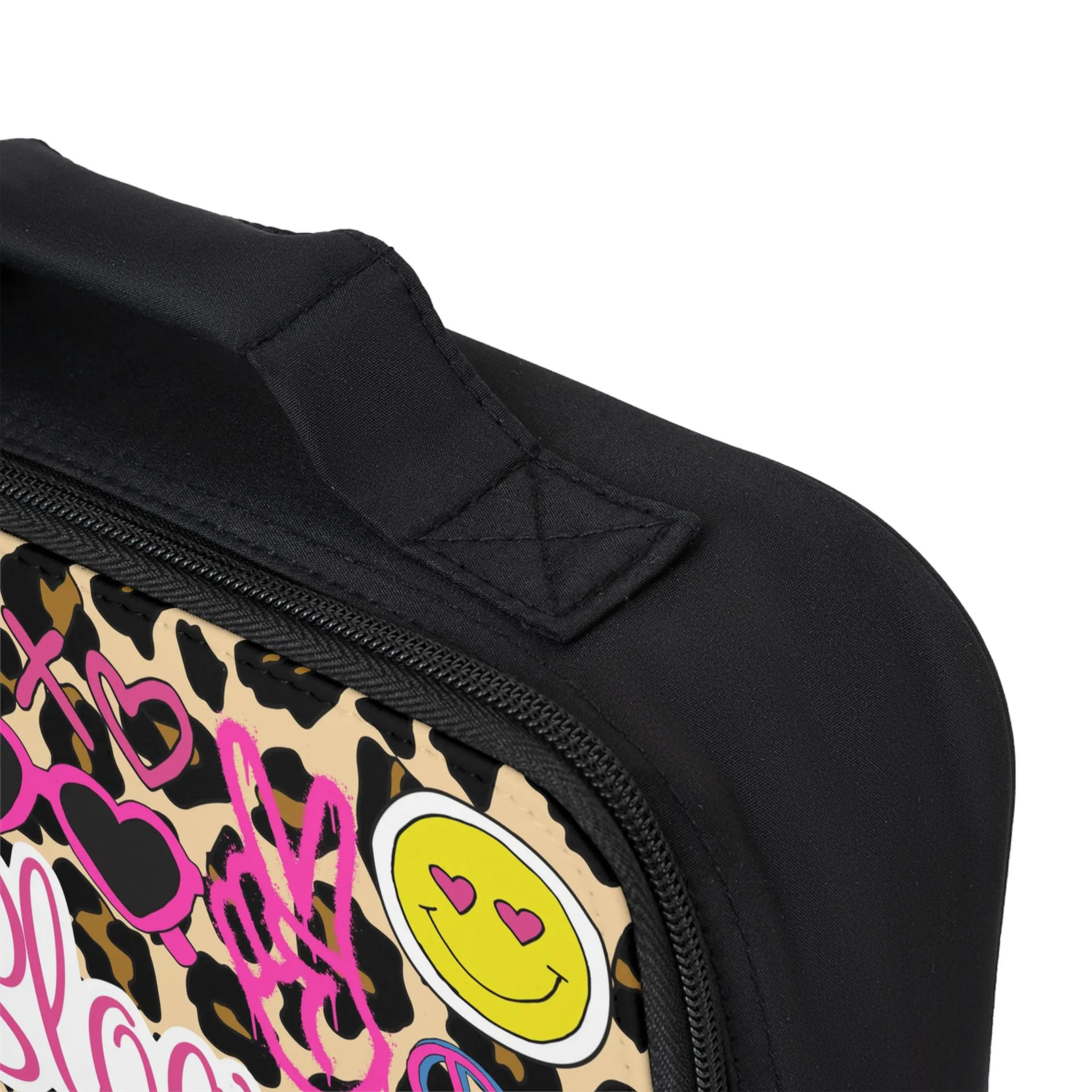 Cheetah Print Cutesy Insulated Lunch Box | Custom | Personalized | Back To School | Add Your Favorites | Personalized Lunch Bag | Girls Gift