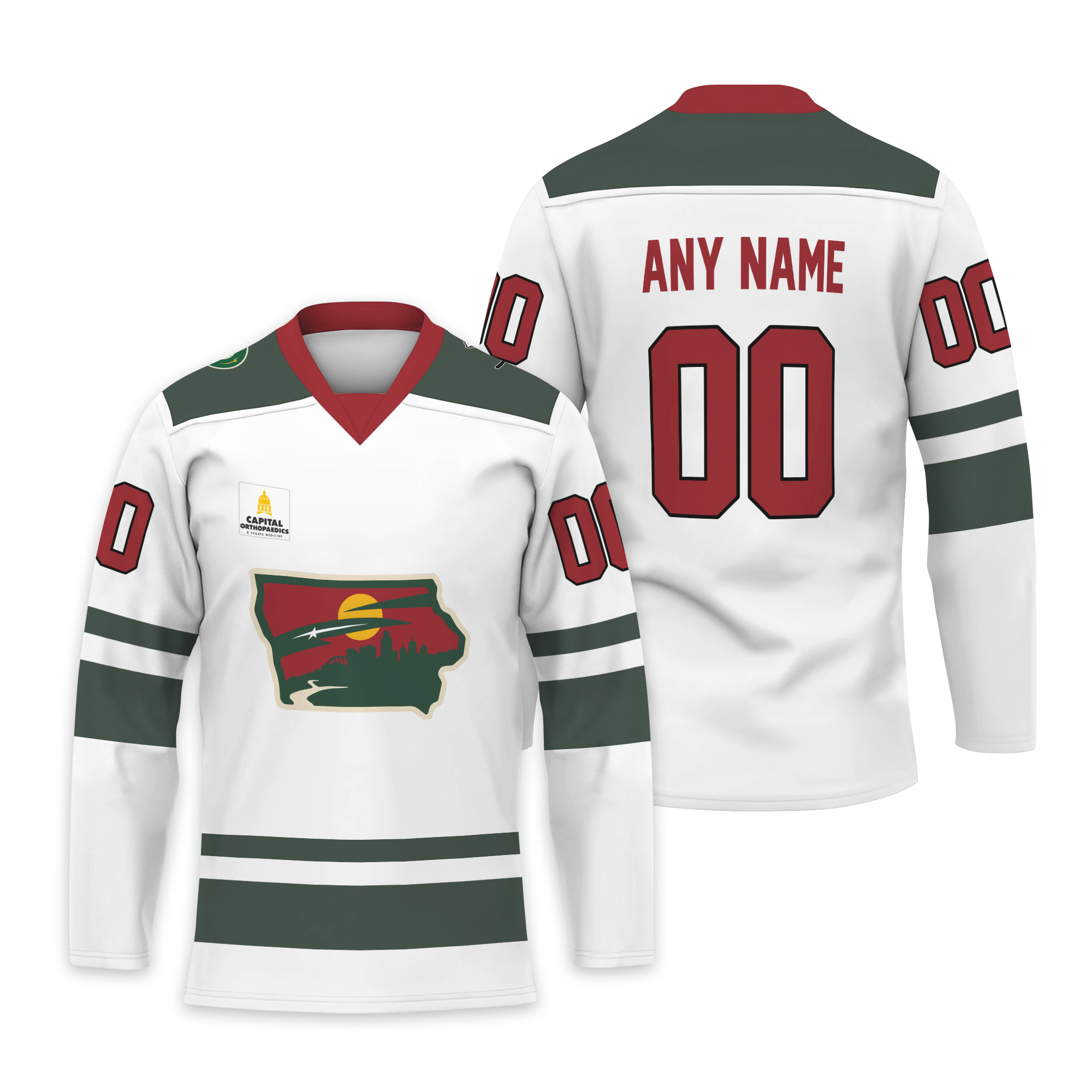 Personalized Iowa Wild Iowa Grown Alternate Hockey Shirt Men's Fan Gear Gift