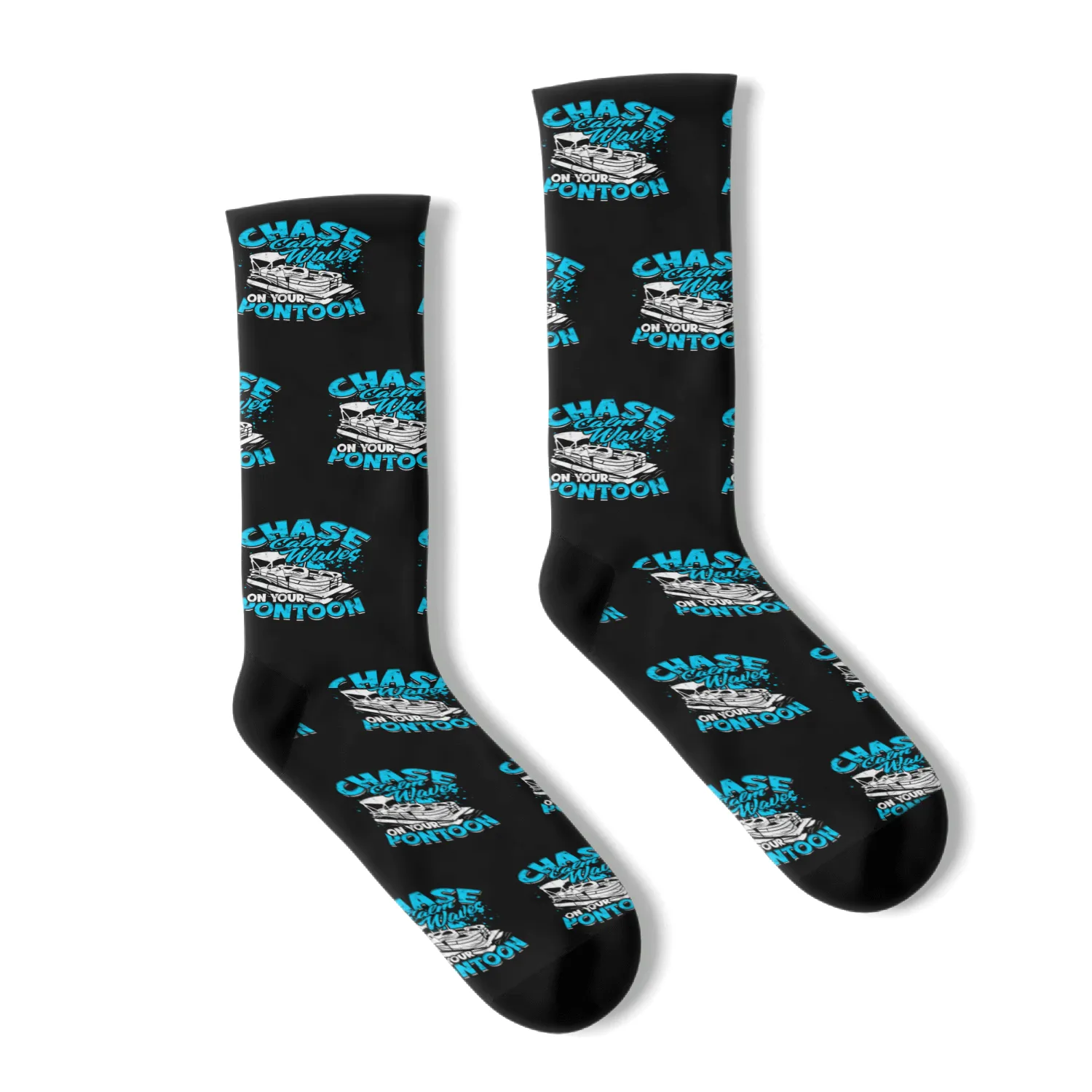 Chase calm waves on your pontoon - Pontoon Socks