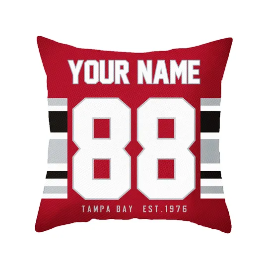 Tampa Bay Throw Pillow, Gift For Football Lover