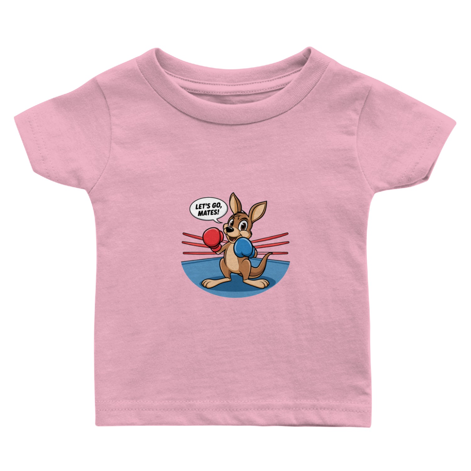 The kangaroo is in a boxing pose Baby T Shirts