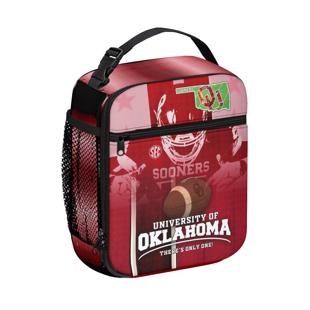 Boomer Sooner Lunch in Style! | University of Oklahoma Football Insulated Lunch Bag