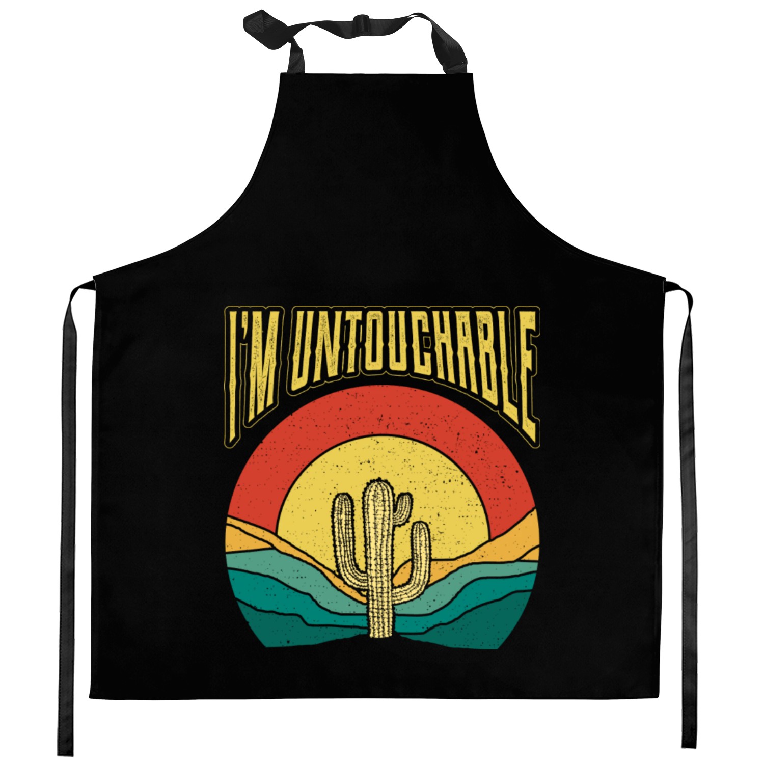 Im Untouchable Plant Nature Succulents Punny Kitchen Aprons